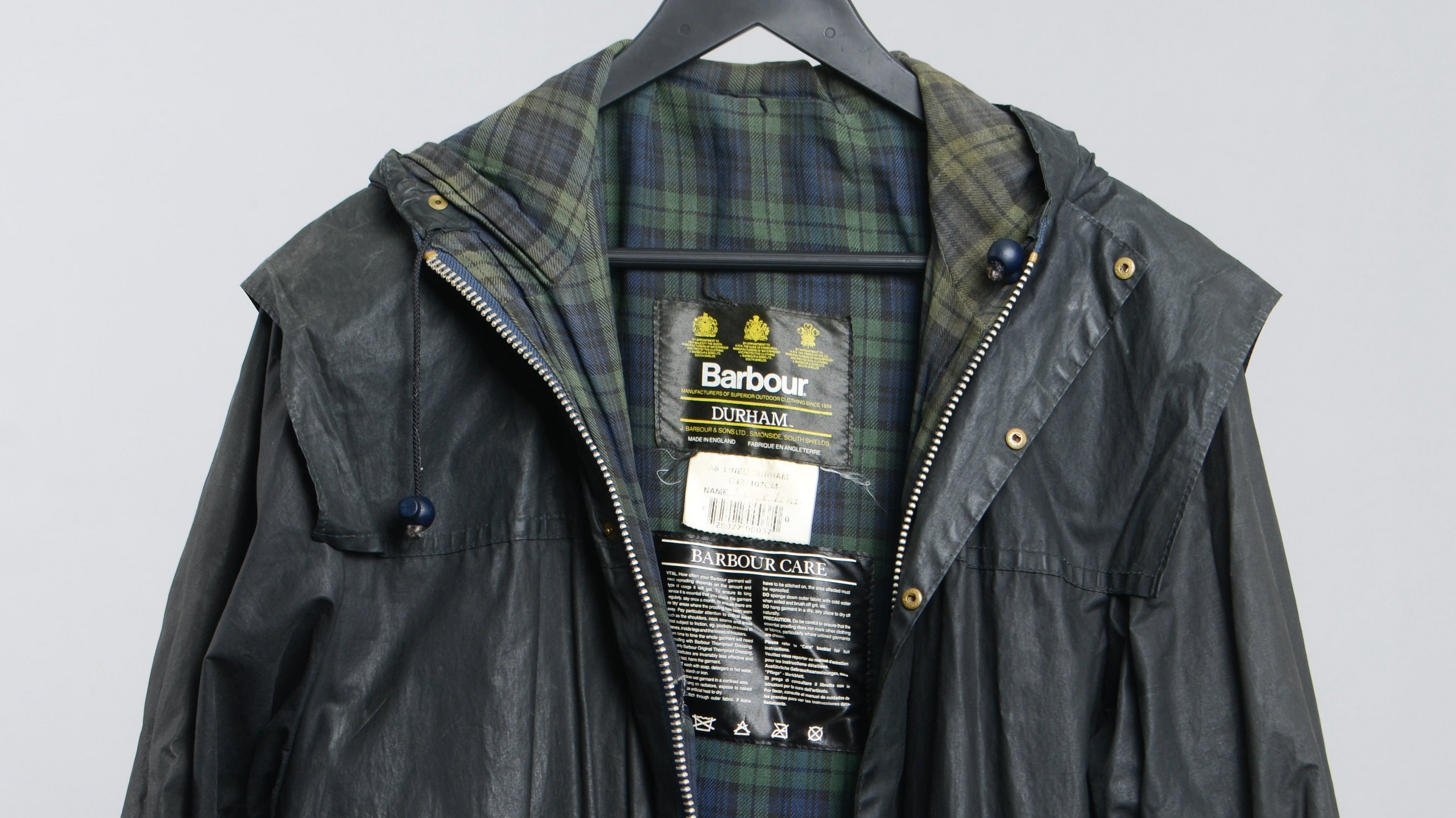 La veste "Durham" de chez Barbour