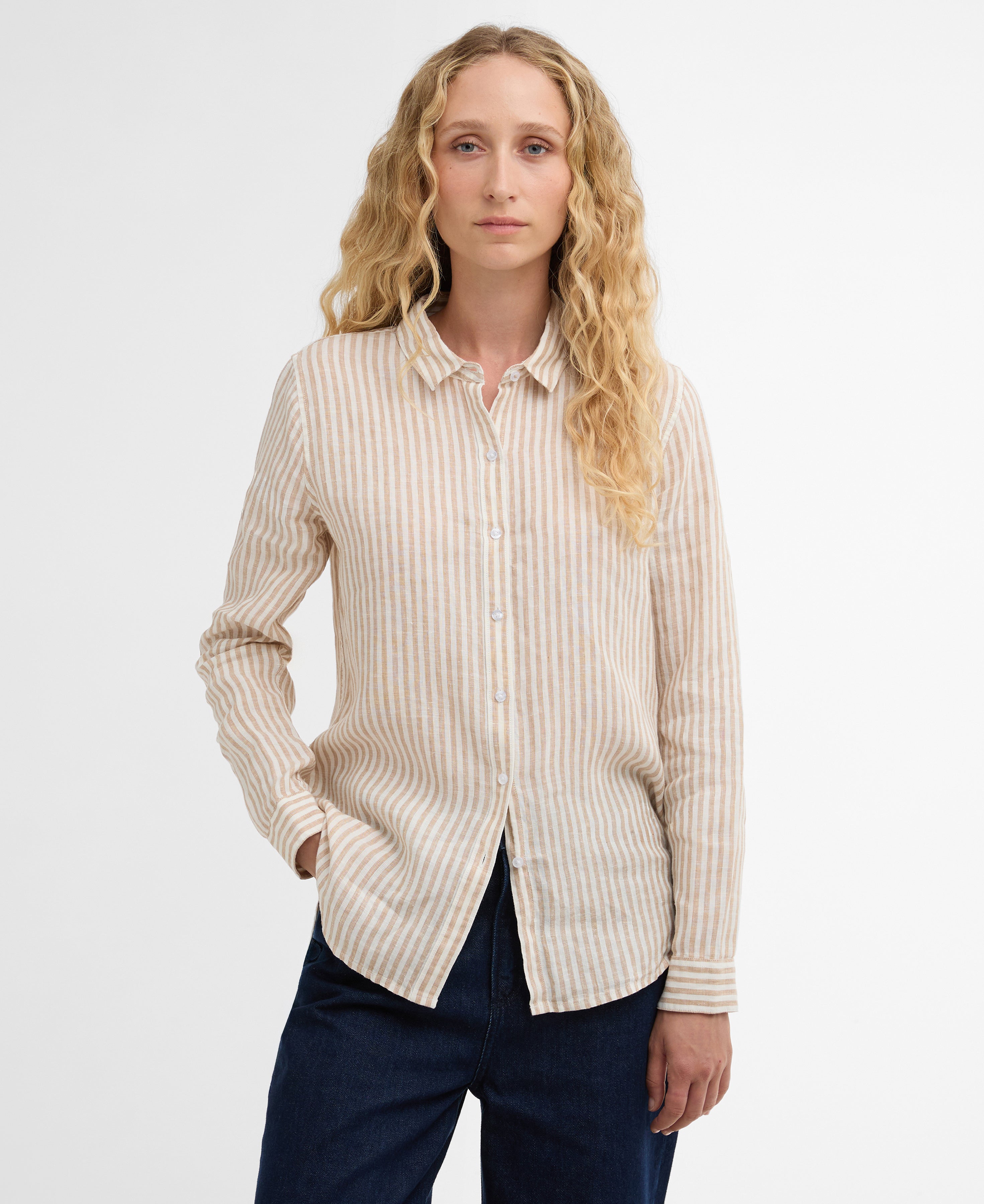 Barbour marine-shirt-pink-stripe – Legend Story