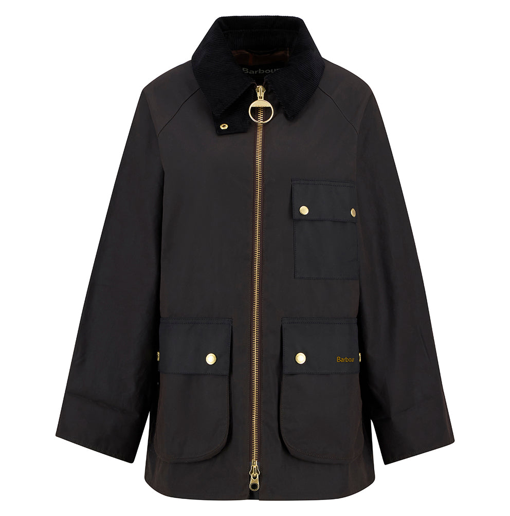 Barbour luella-wax-jacket-rustic-muted-tartan – Legend Story