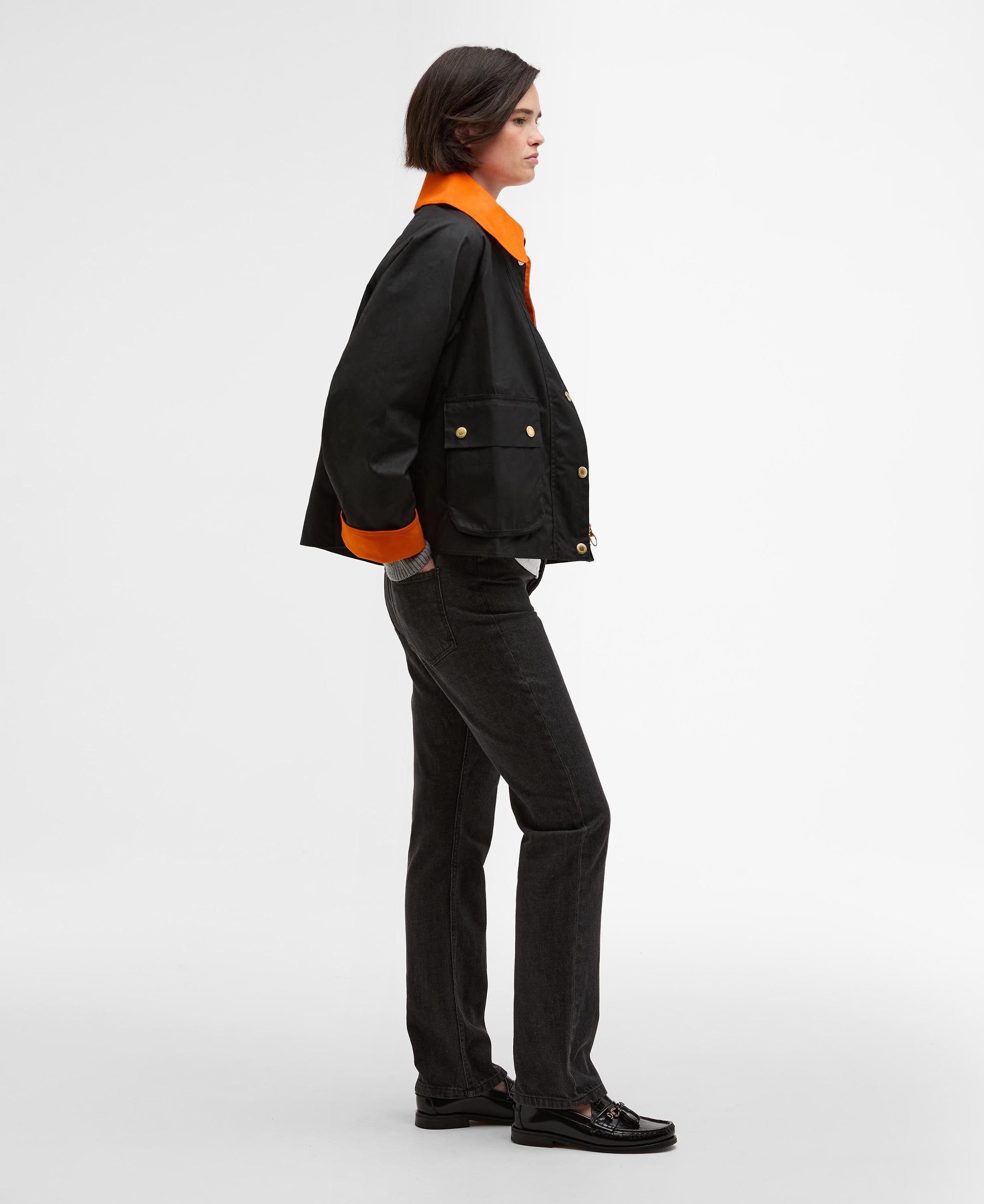 Barbour icons-spey-wax-jacket-black-classic – Legend Story