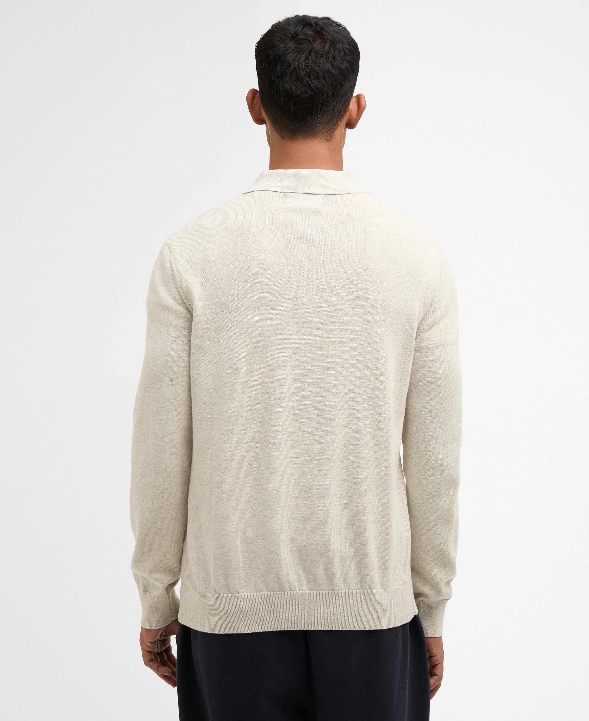 Barbour pima-cotton-knitted-polo-shirt-neutral – Legend Story