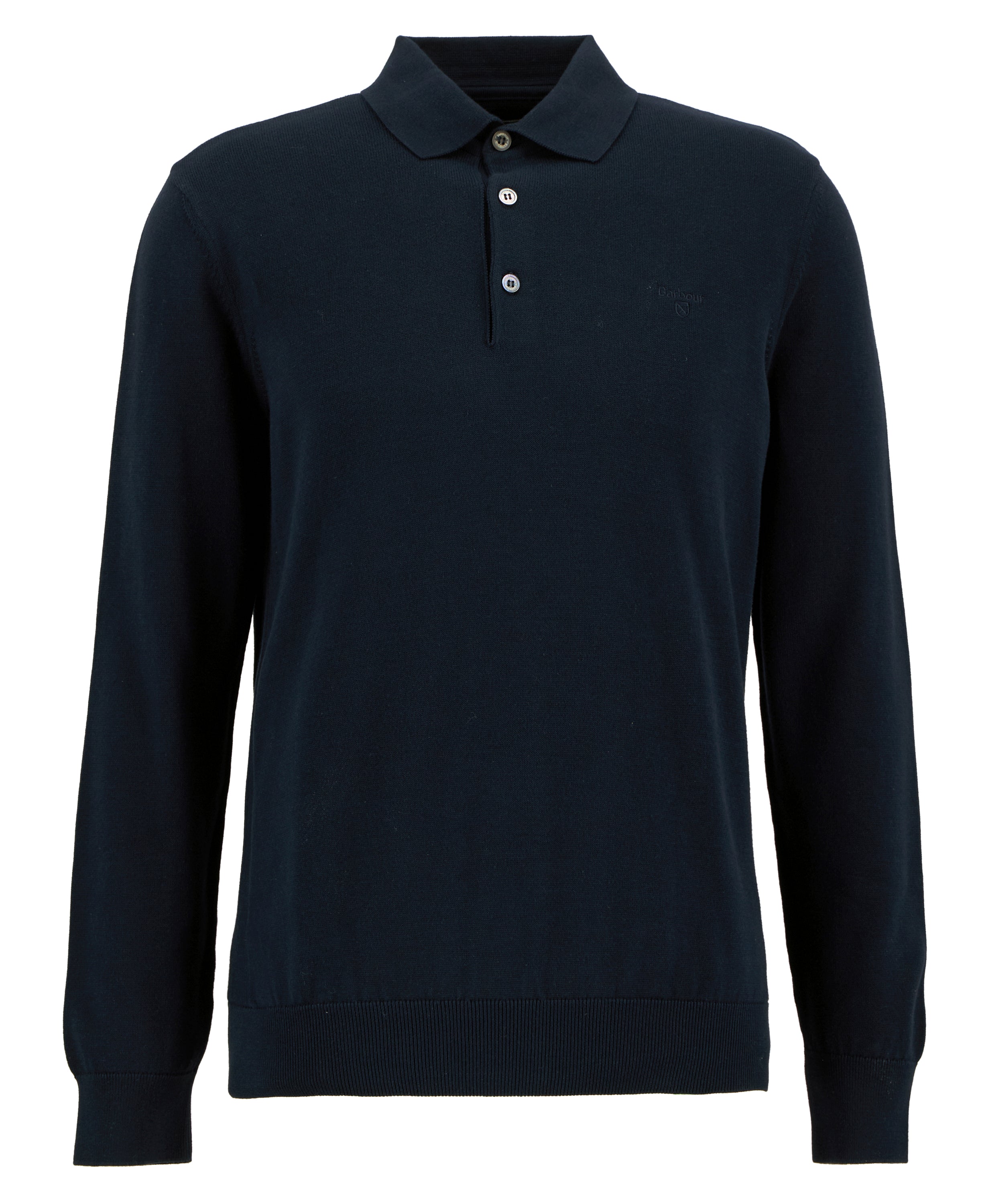 Barbour pima-cotton-knitted-polo-shirt-navy – Legend Story
