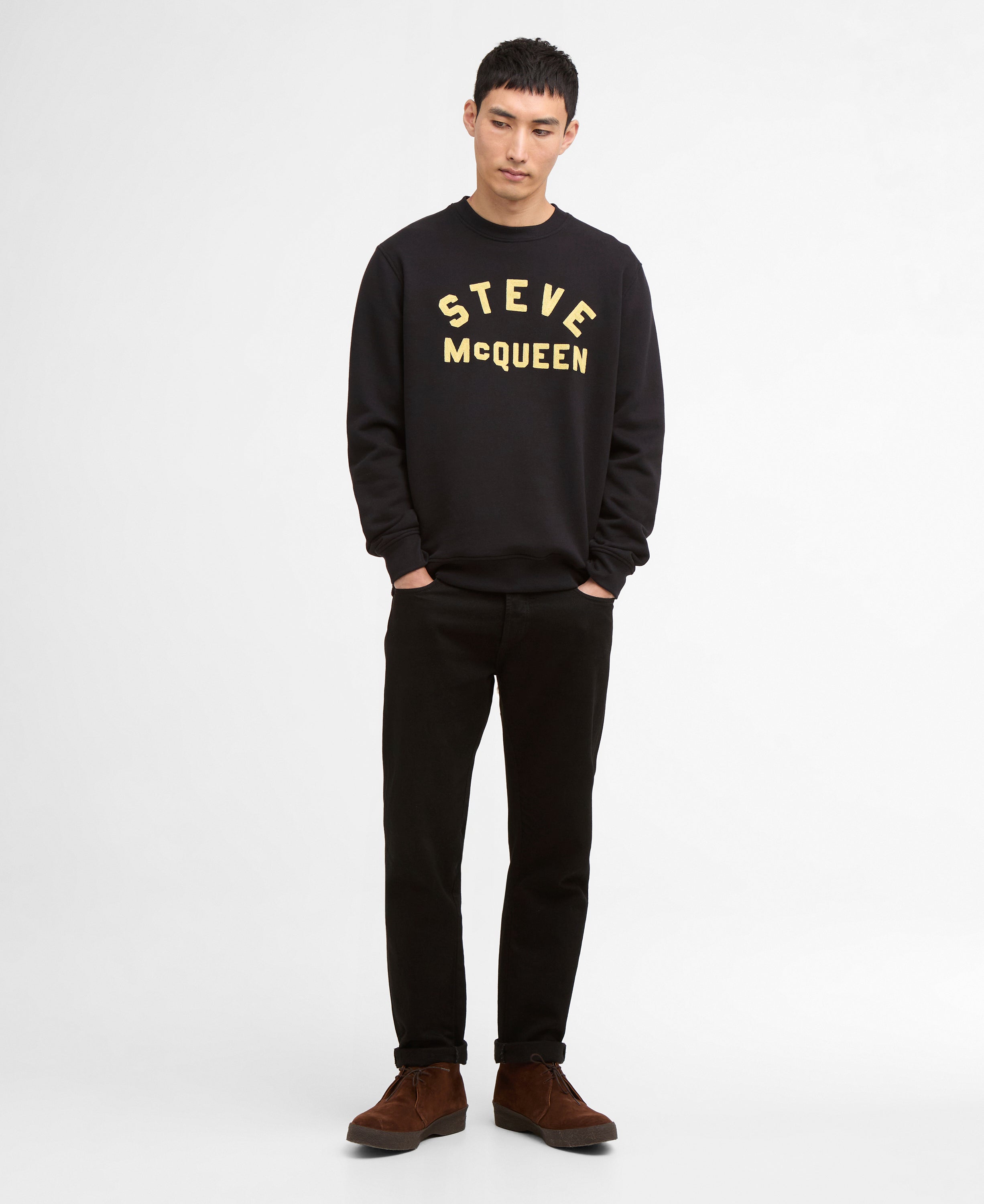 Barbour chainstitch-sweatshirt-black – Legend Story