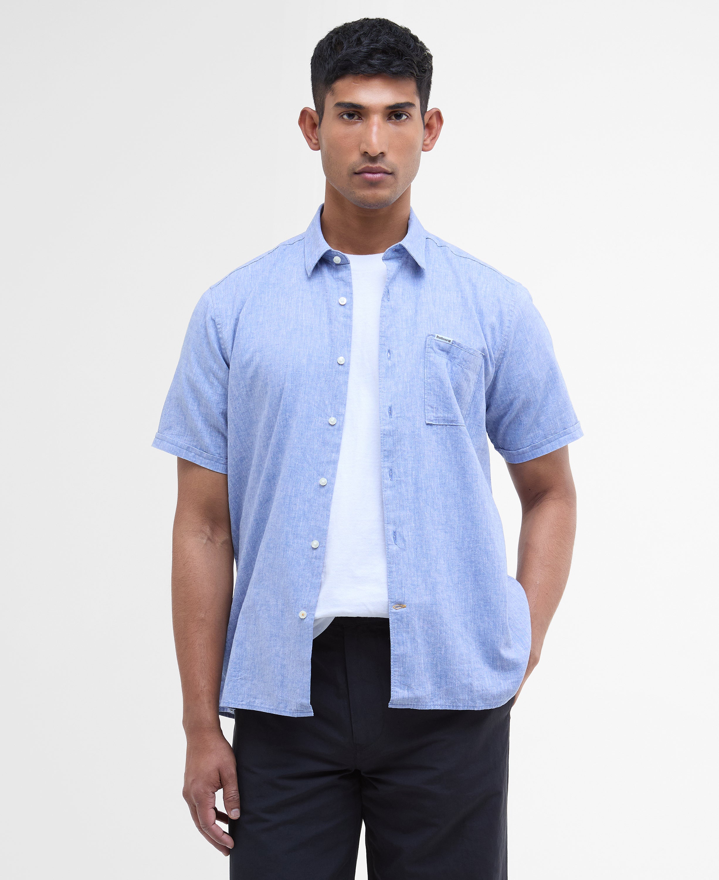 Barbour nelson-s-s-summer-fit-shirt-blue – Legend Story