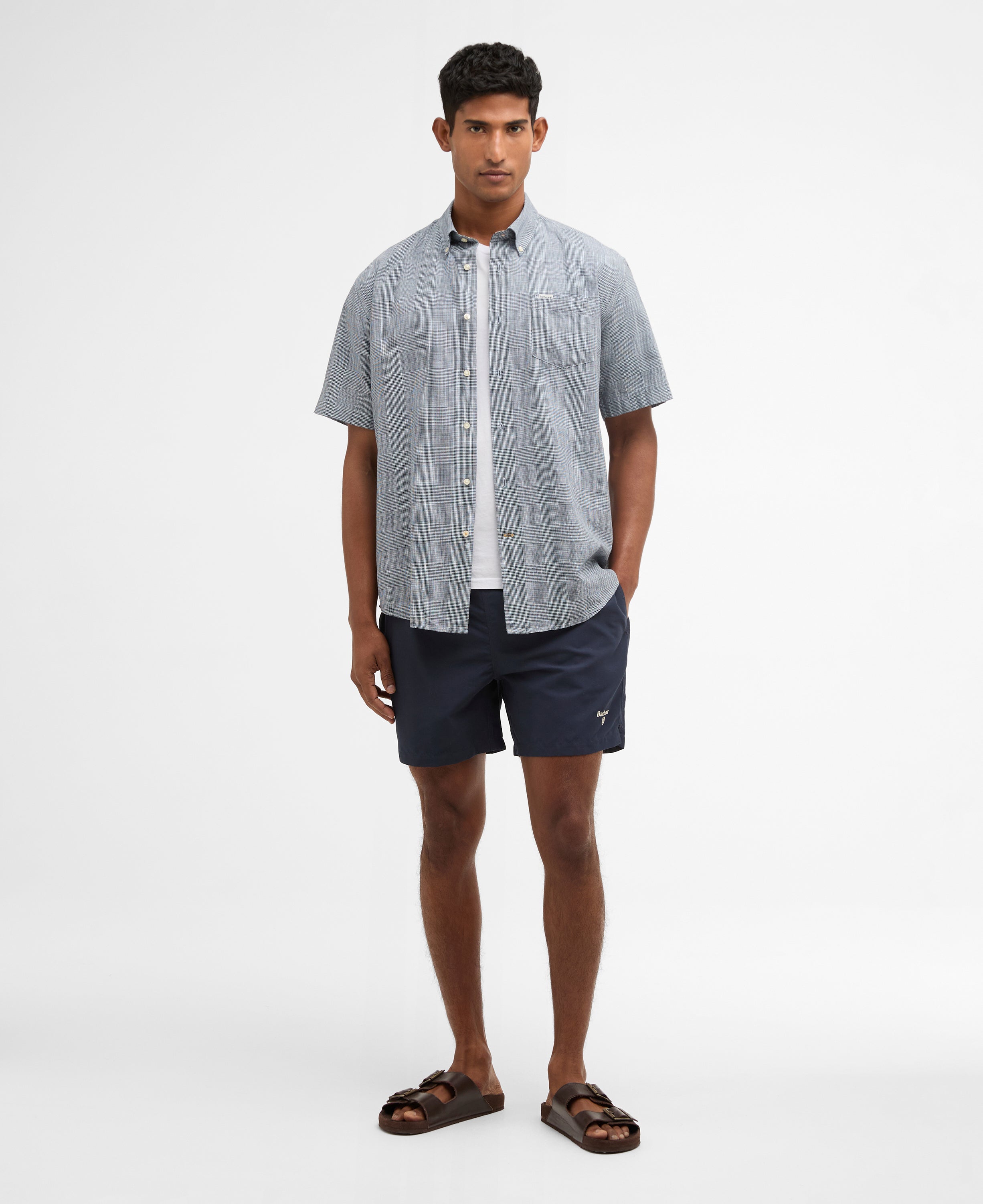 Barbour water-reactive-tartan-swim-sho-navy – Legend Story