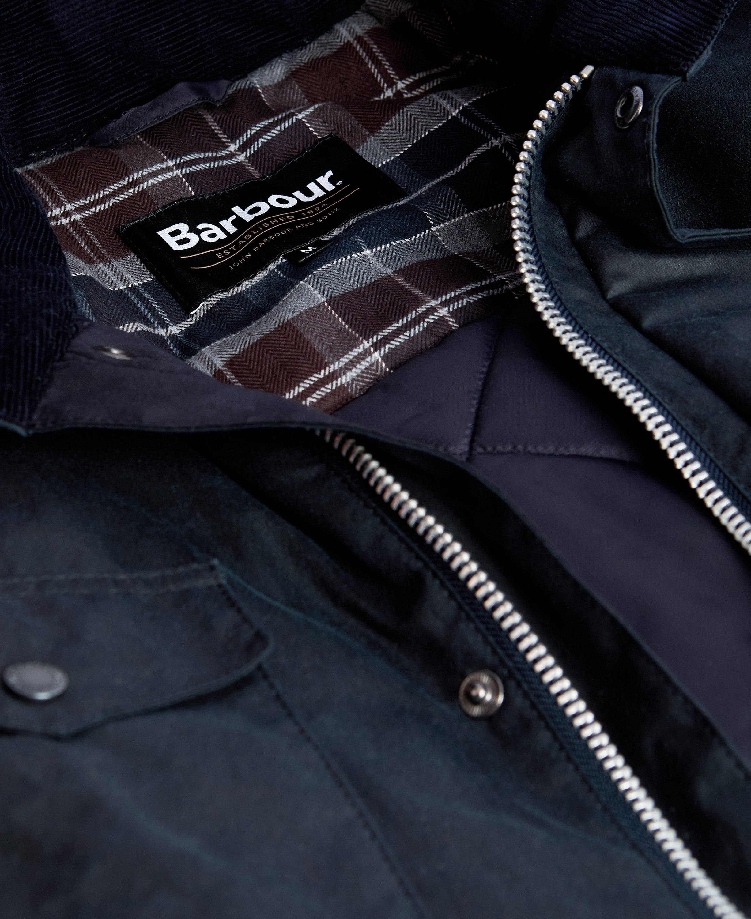 Barbour winter-sapper-wax-jacket-navy-midnight-oak – Legend Story