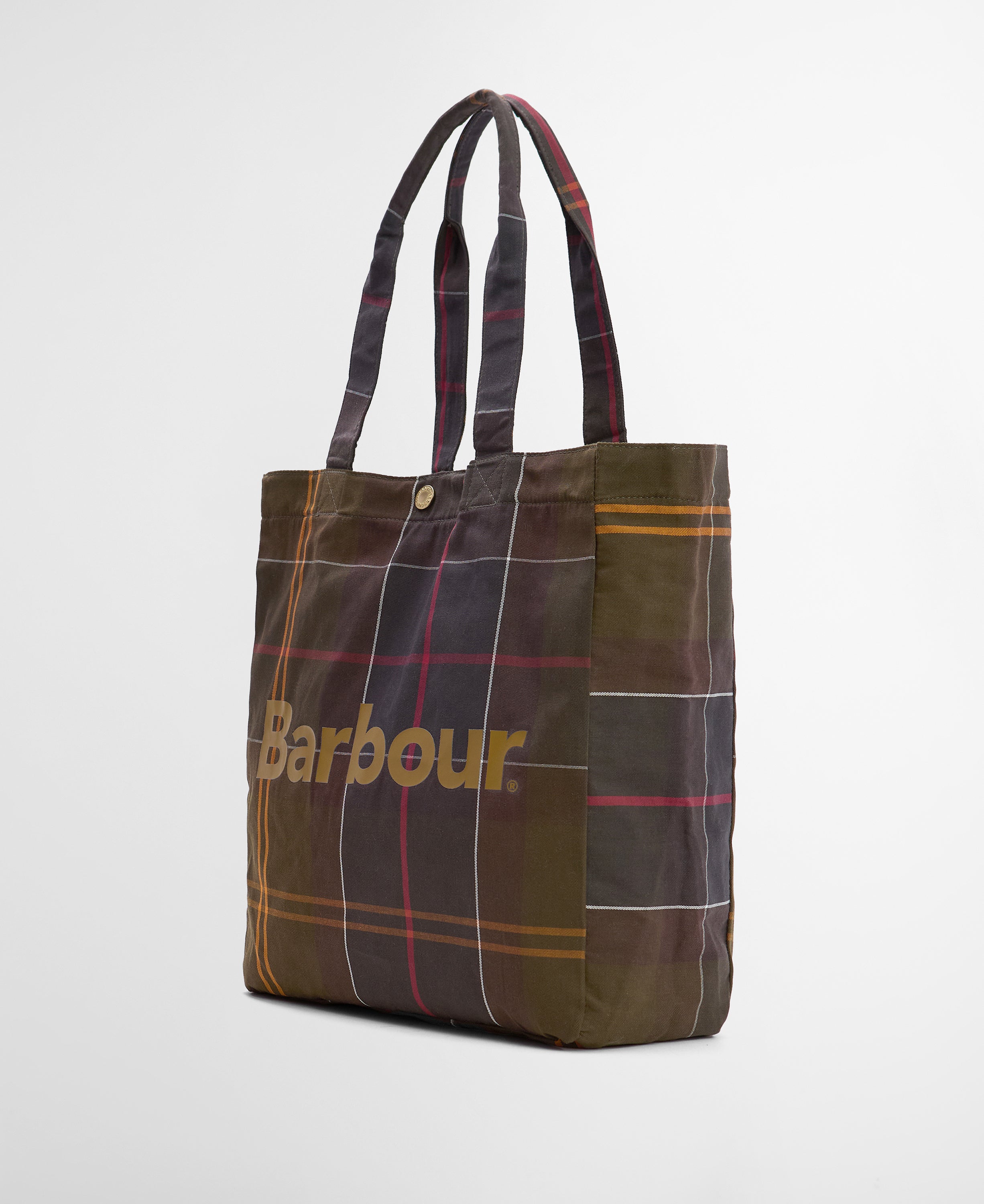 Barbour telfield-tartan-tote-bag-classic-tartan – Legend Story