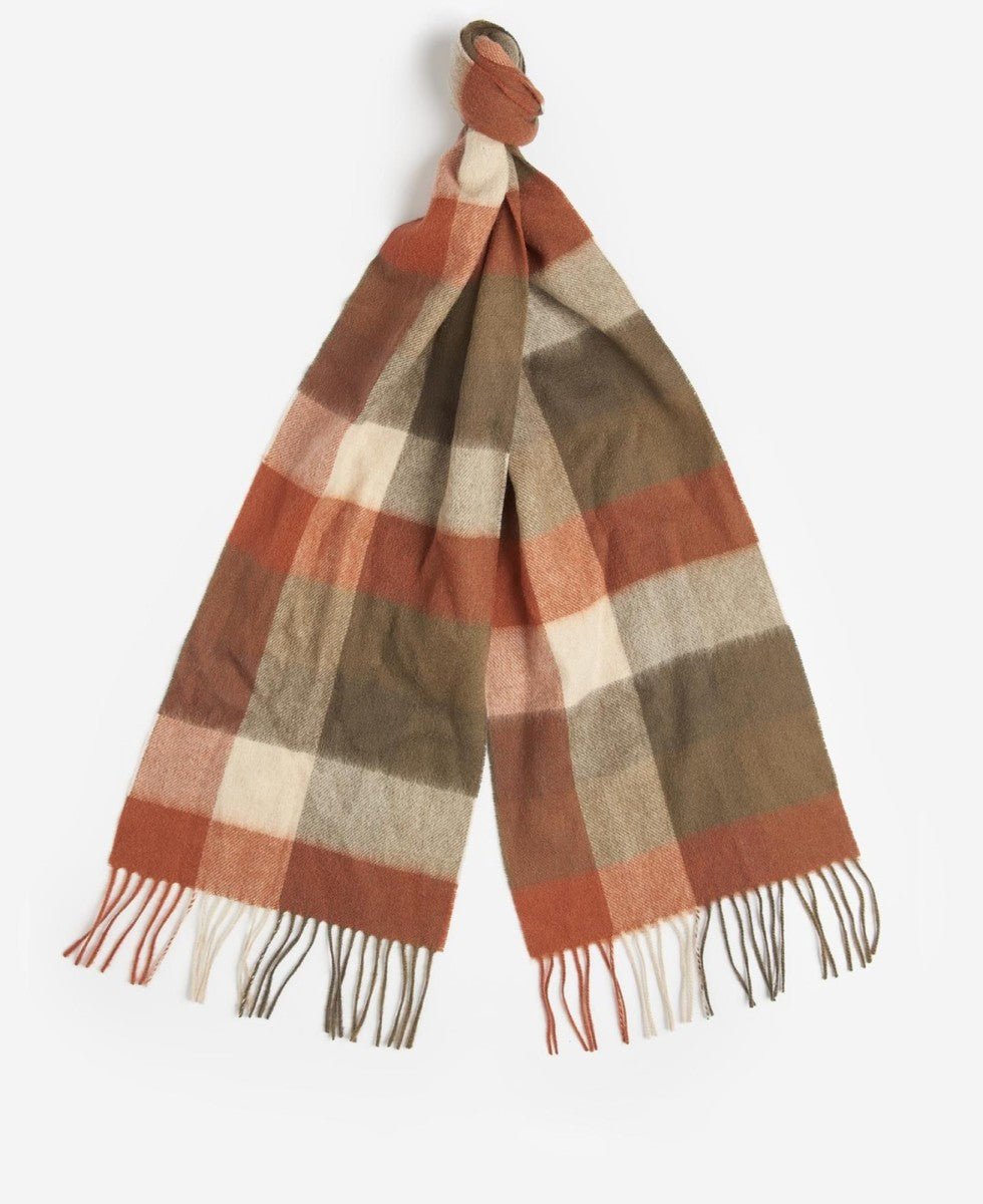 Barbour lambswool-tattersall-scarf-warm-ginger – Legend Story