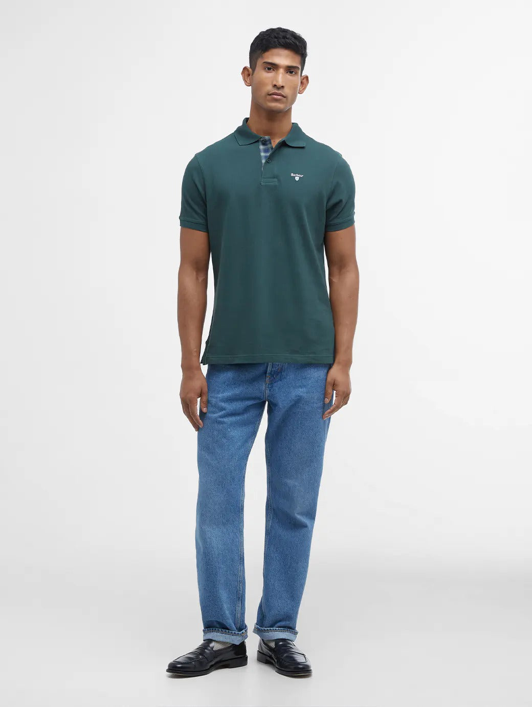 Barbour tartan-pique-polo-shirt-green-gables – Legend Story