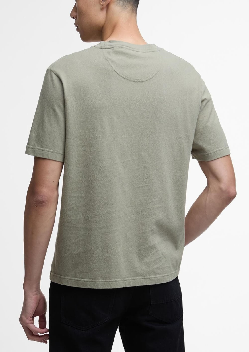 Barbour intl-coster-smq-graphic-tee-bleached-olive – Legend Story