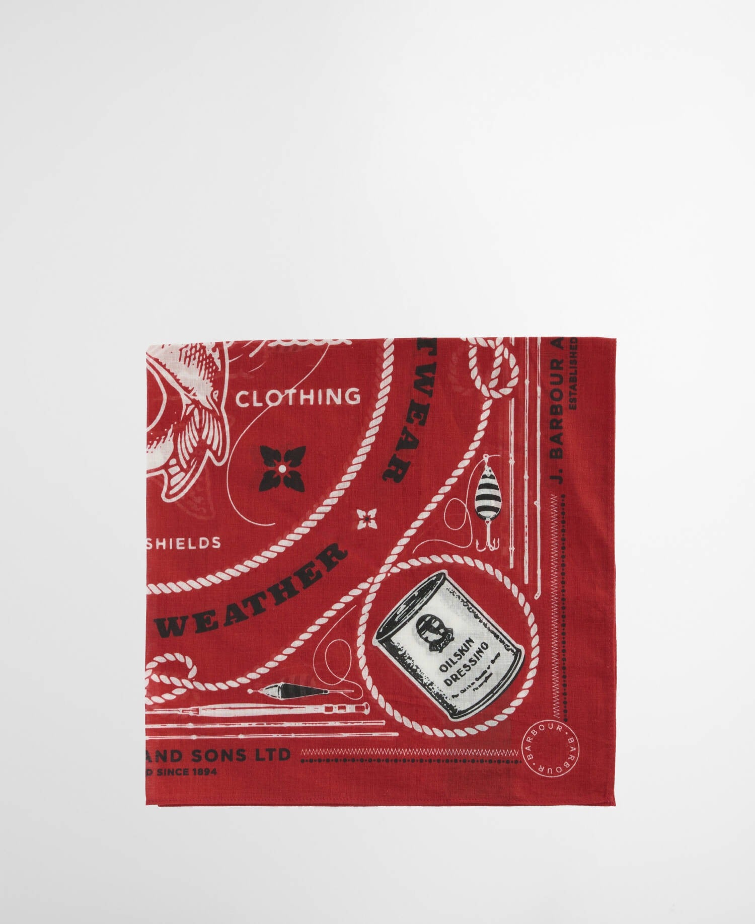 Barbour heritage-bandana-red – Legend Story