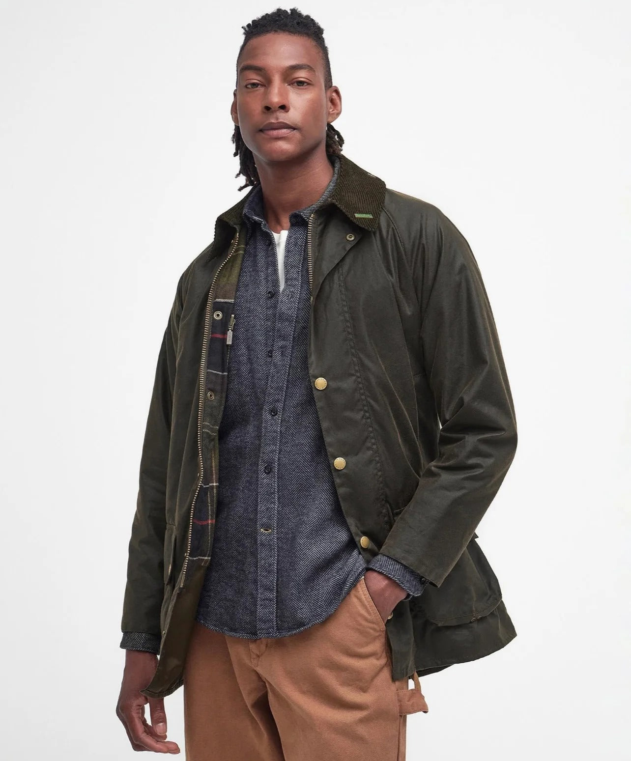 Barbour beaufort-40-wax-olive – Legend Story
