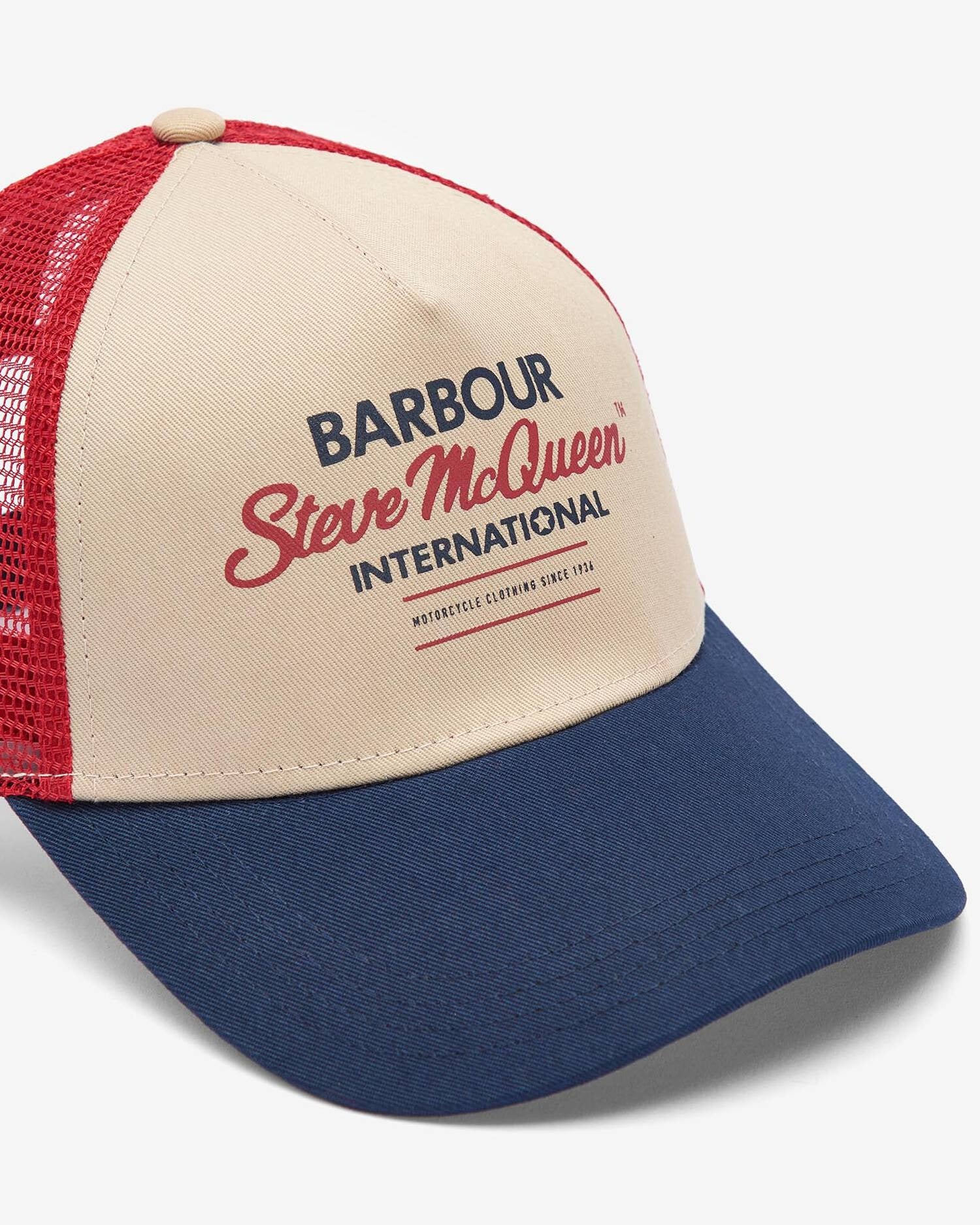 Barbour intl-smq-trucker-cap-navy-red-stone – Legend Story