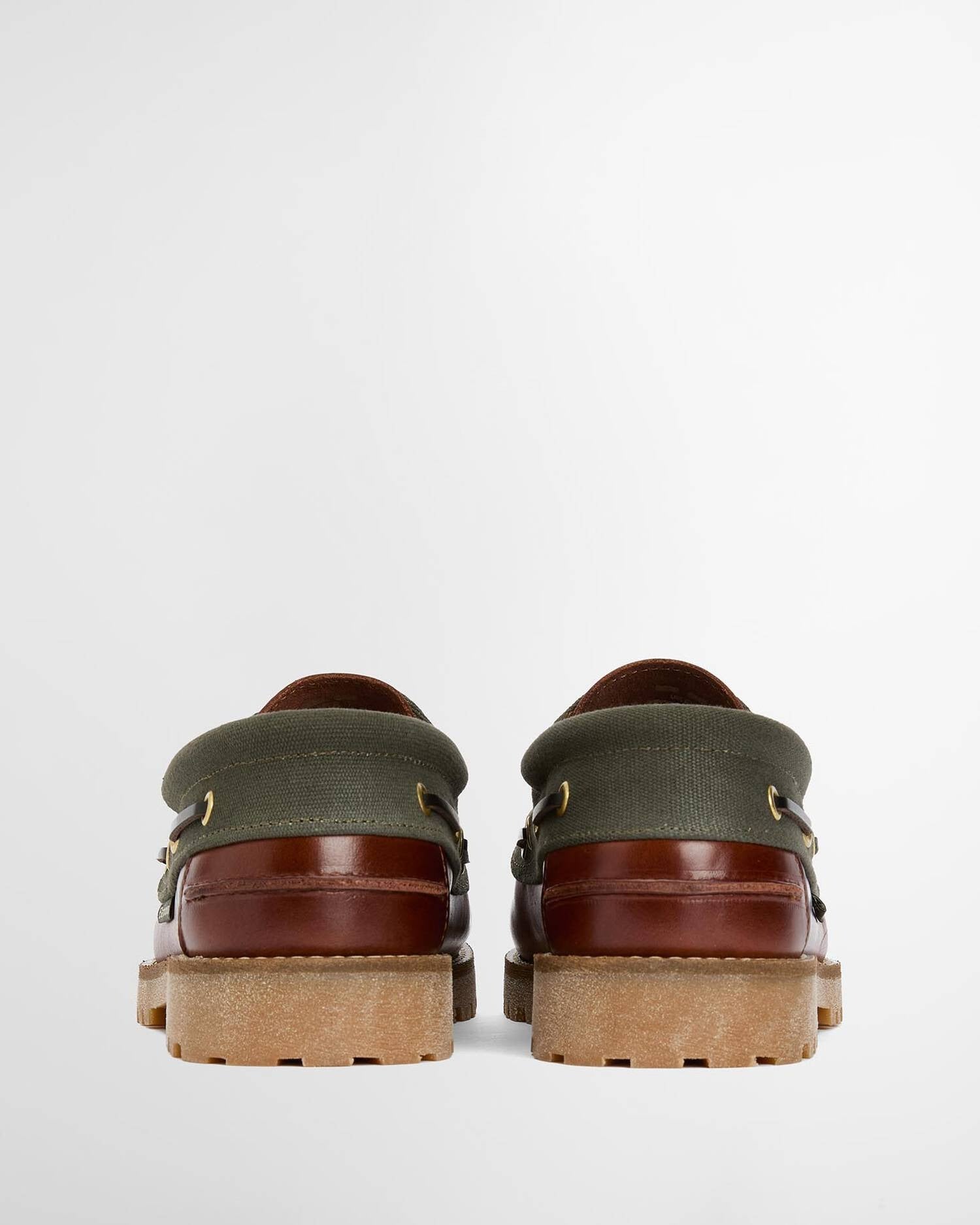 Barbour deck-boat-shoe-olive – Legend Story