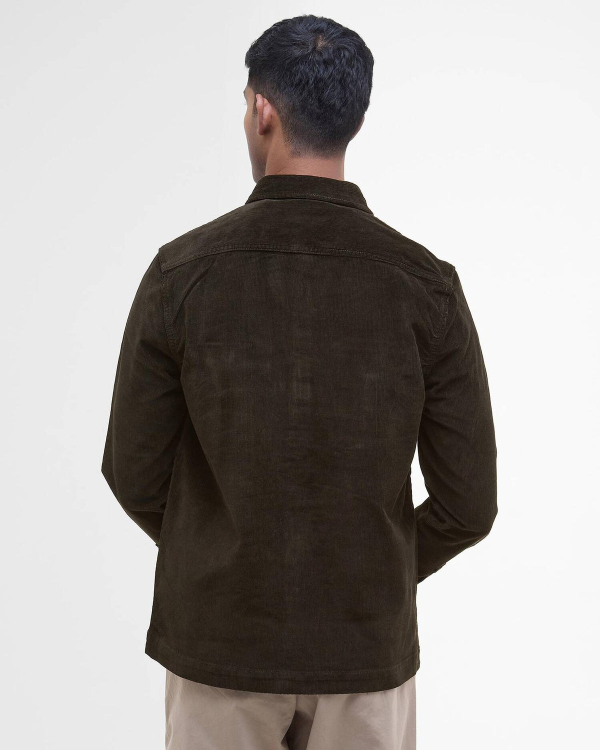 Barbour regular-cord-overshirt-olive – Legend Story