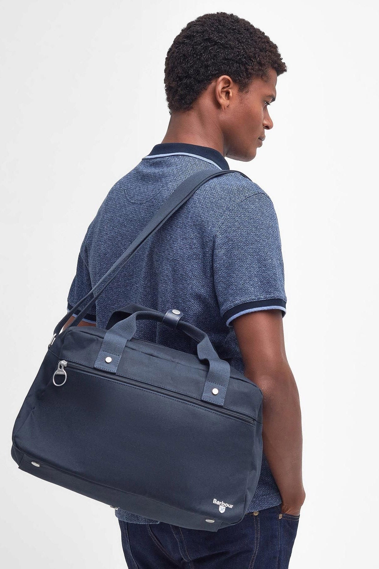 Barbour cascade-flight-holdall-navy – Legend Story
