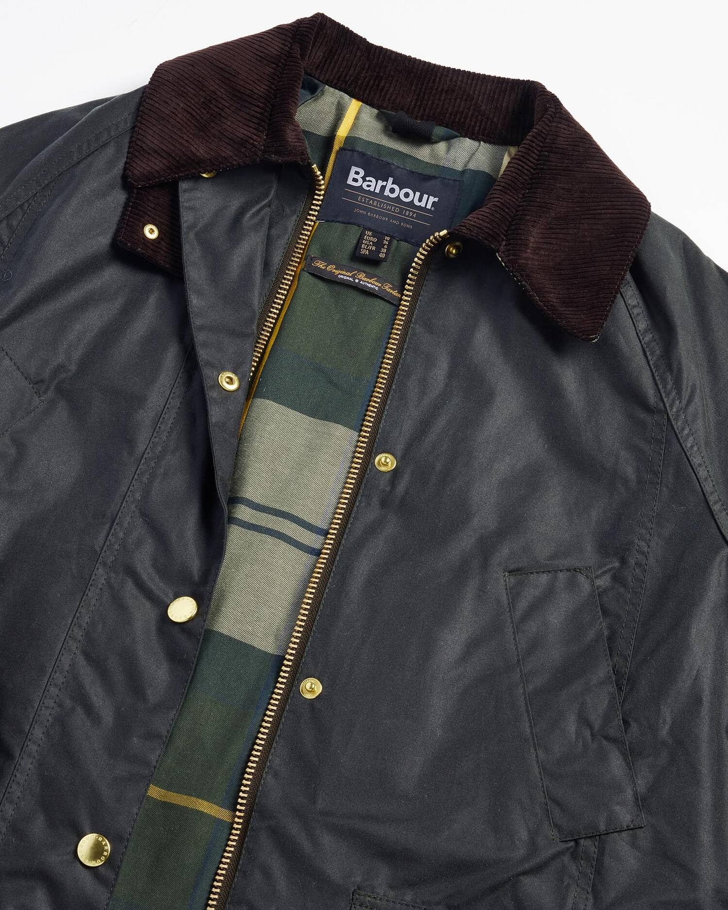 Barbour long-beadnell-wax-sage-ancient – Legend Story