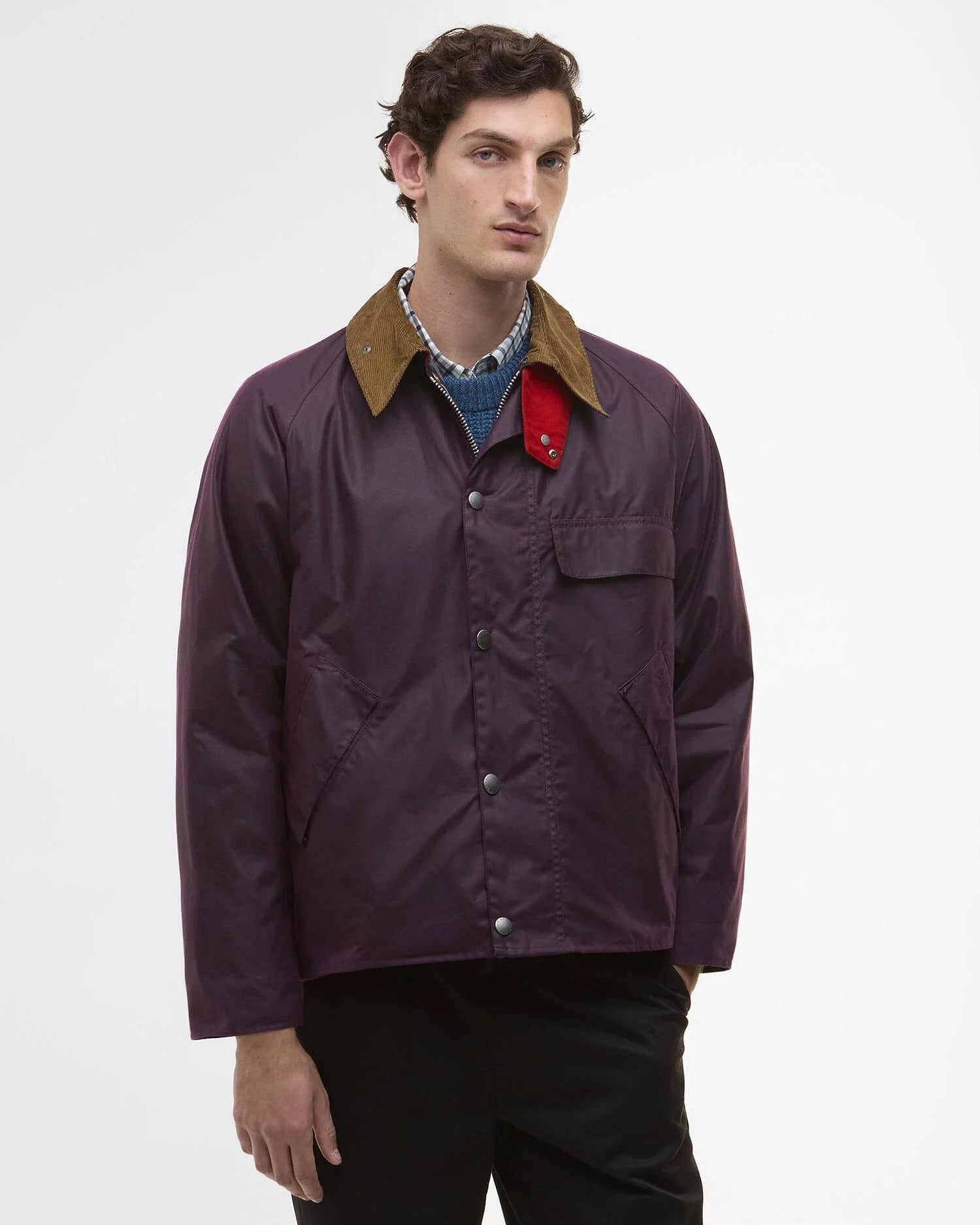 Barbour x-paul-smith-transport-wax-jac-grape – Legend Story