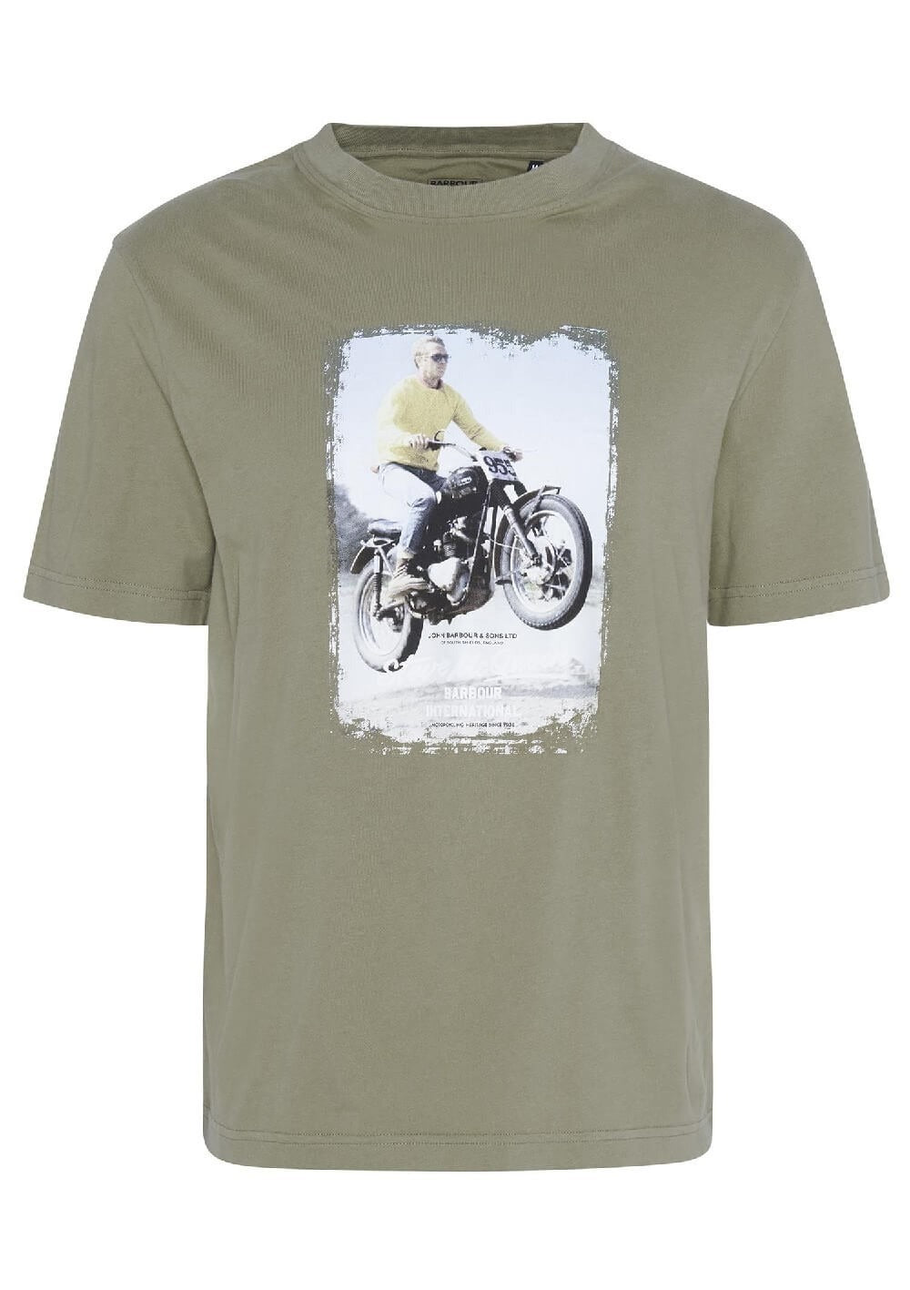 Barbour intl-coster-smq-graphic-tee-bleached-olive – Legend Story