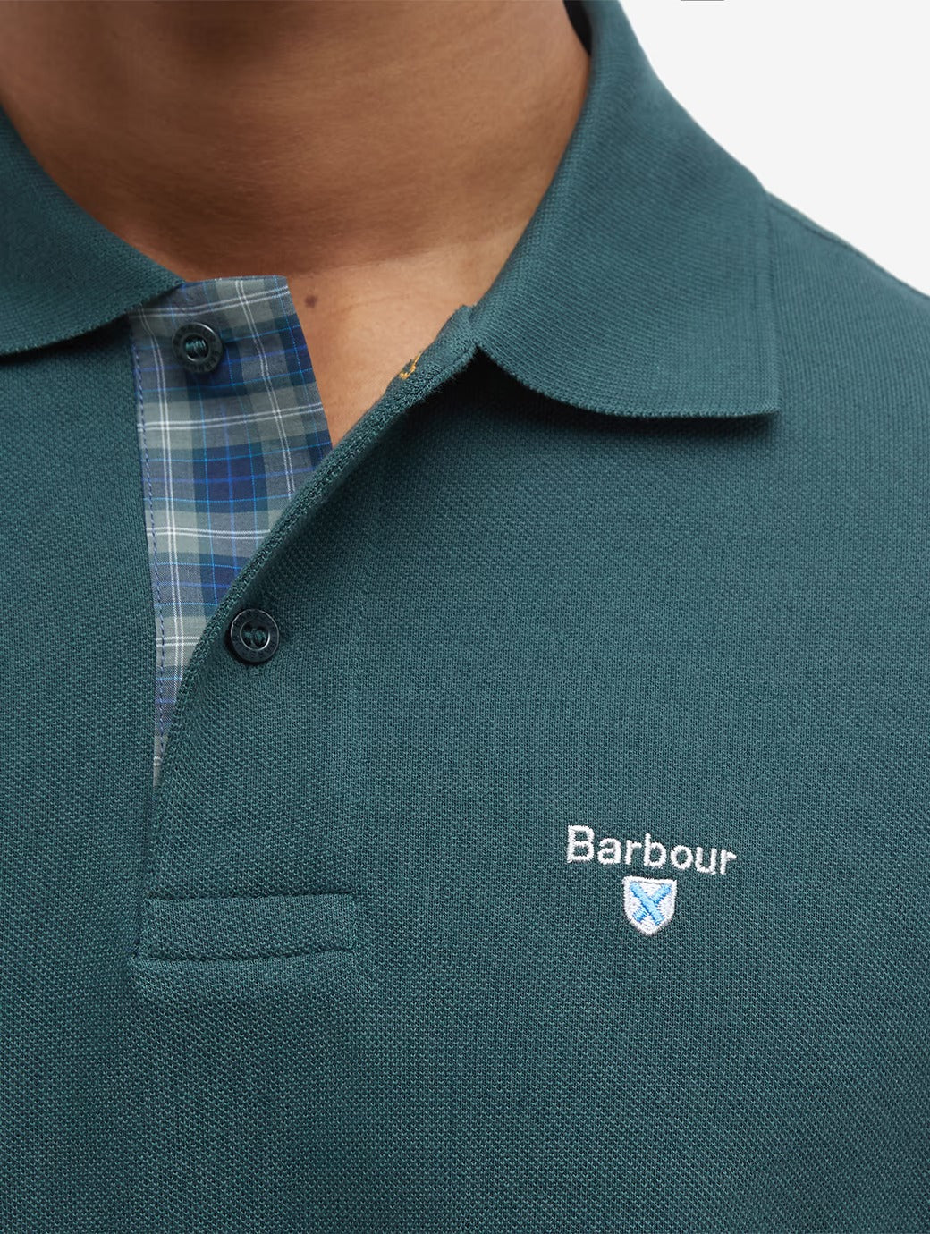 Barbour tartan-pique-polo-shirt-green-gables – Legend Story