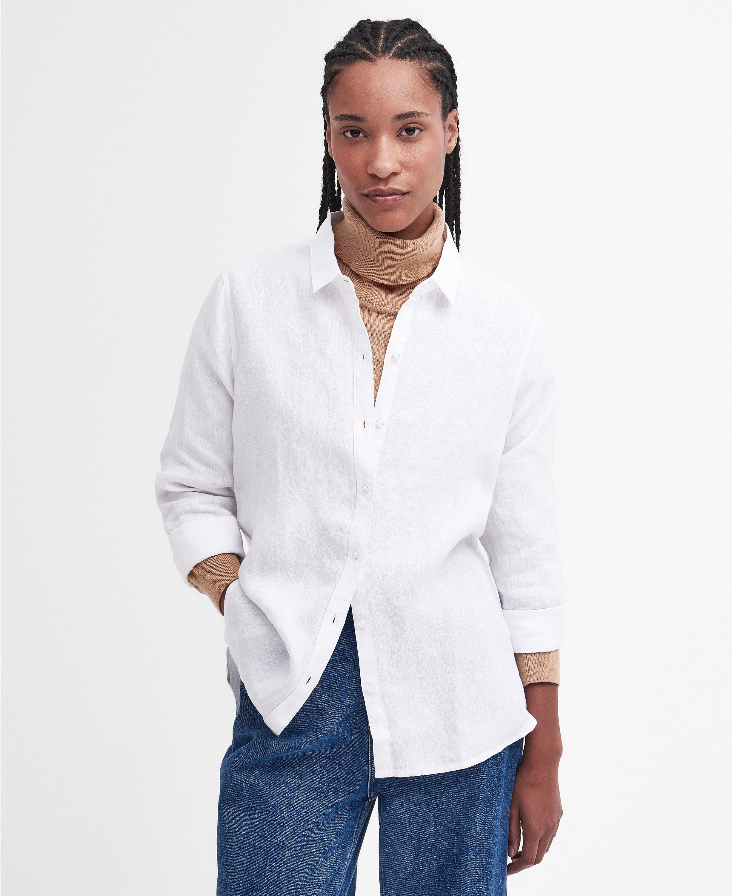 Barbour marine-shirt-white – Legend Story
