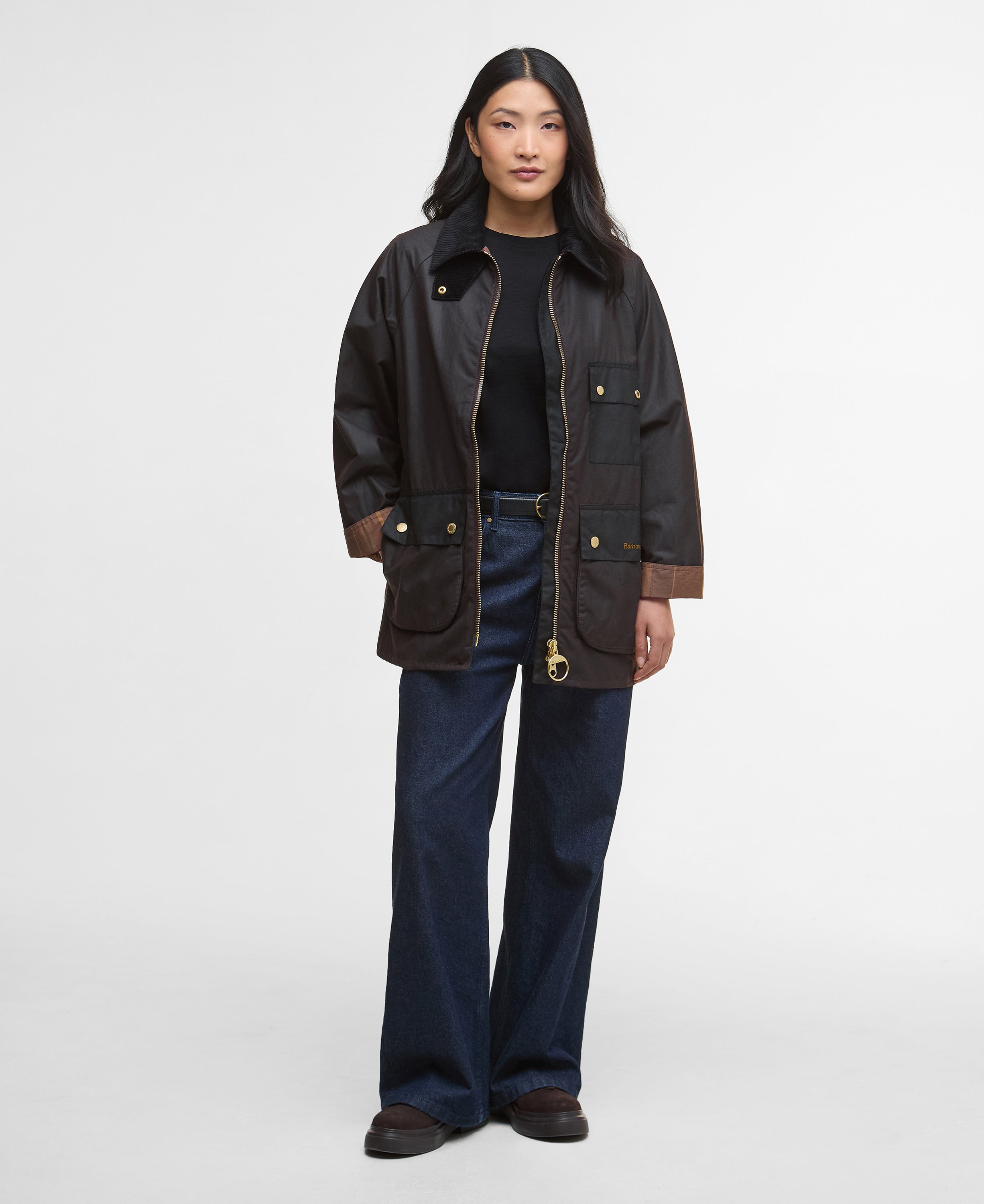 Barbour luella-wax-jacket-rustic-muted-tartan – Legend Story