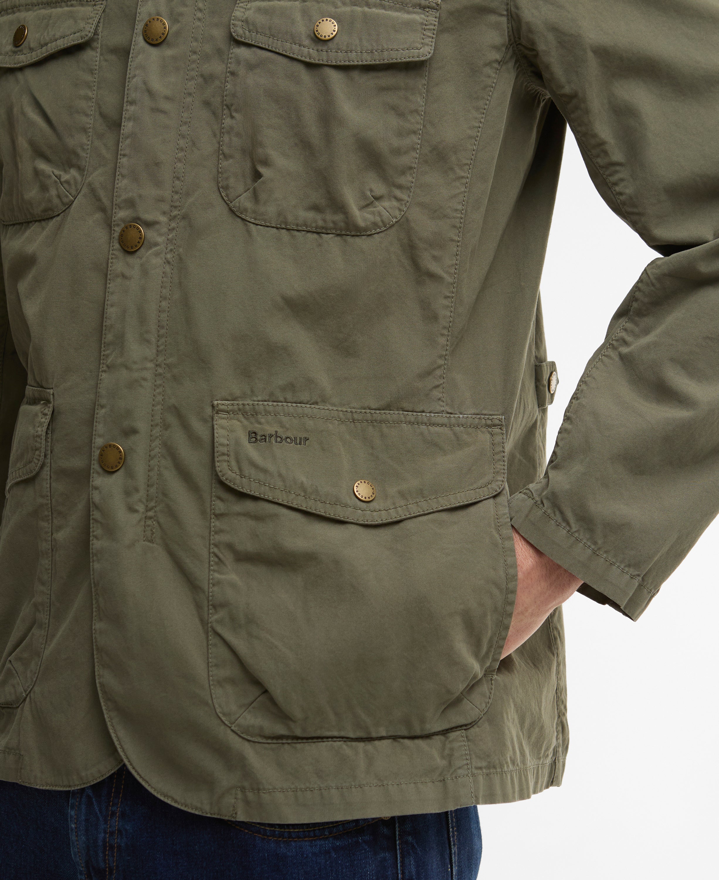 Barbour ogston-casual-jacket-dusty-olive – Legend Story