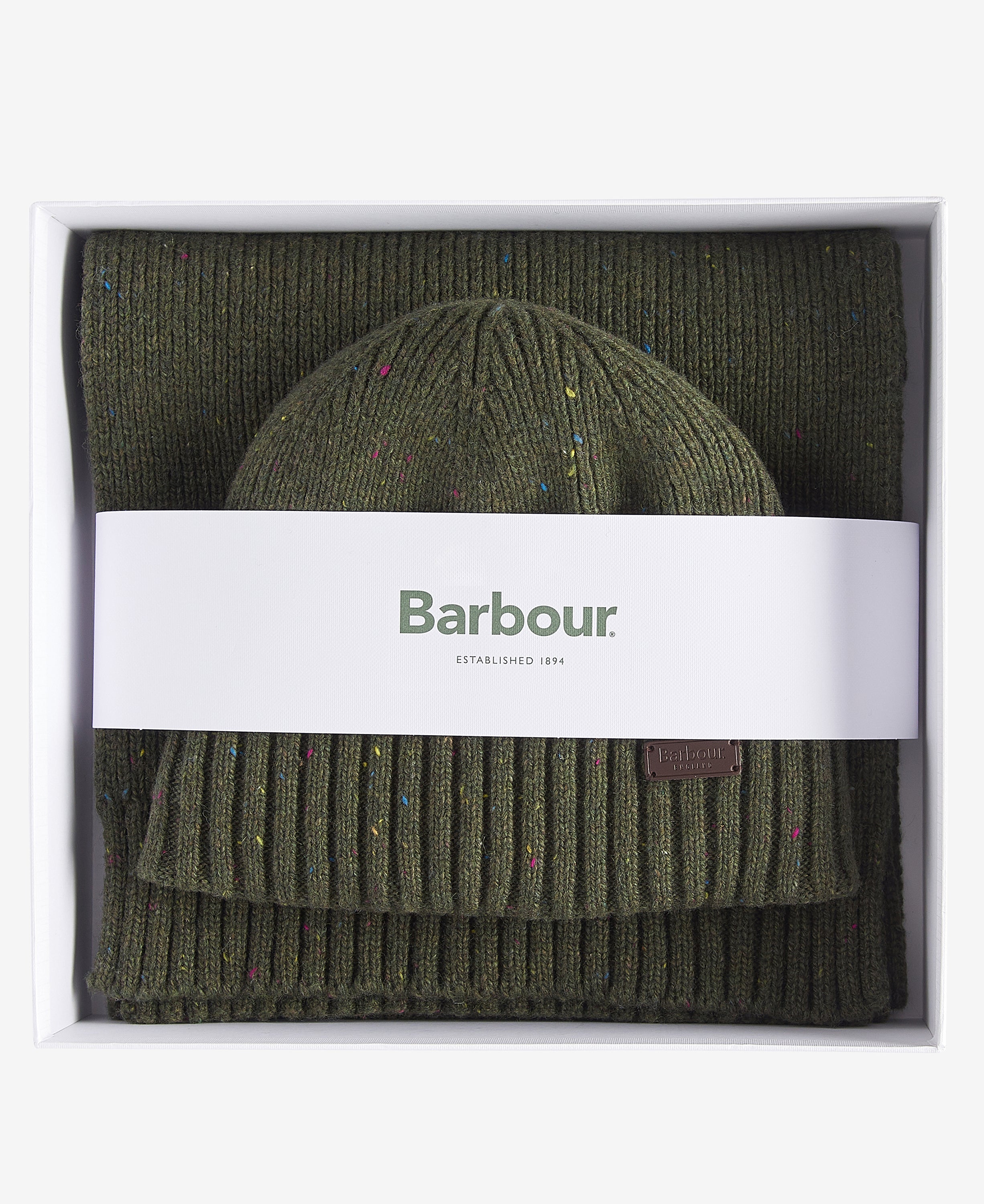 Barbour carlton-fleck-beanie-scarf-g-olive – Legend Story