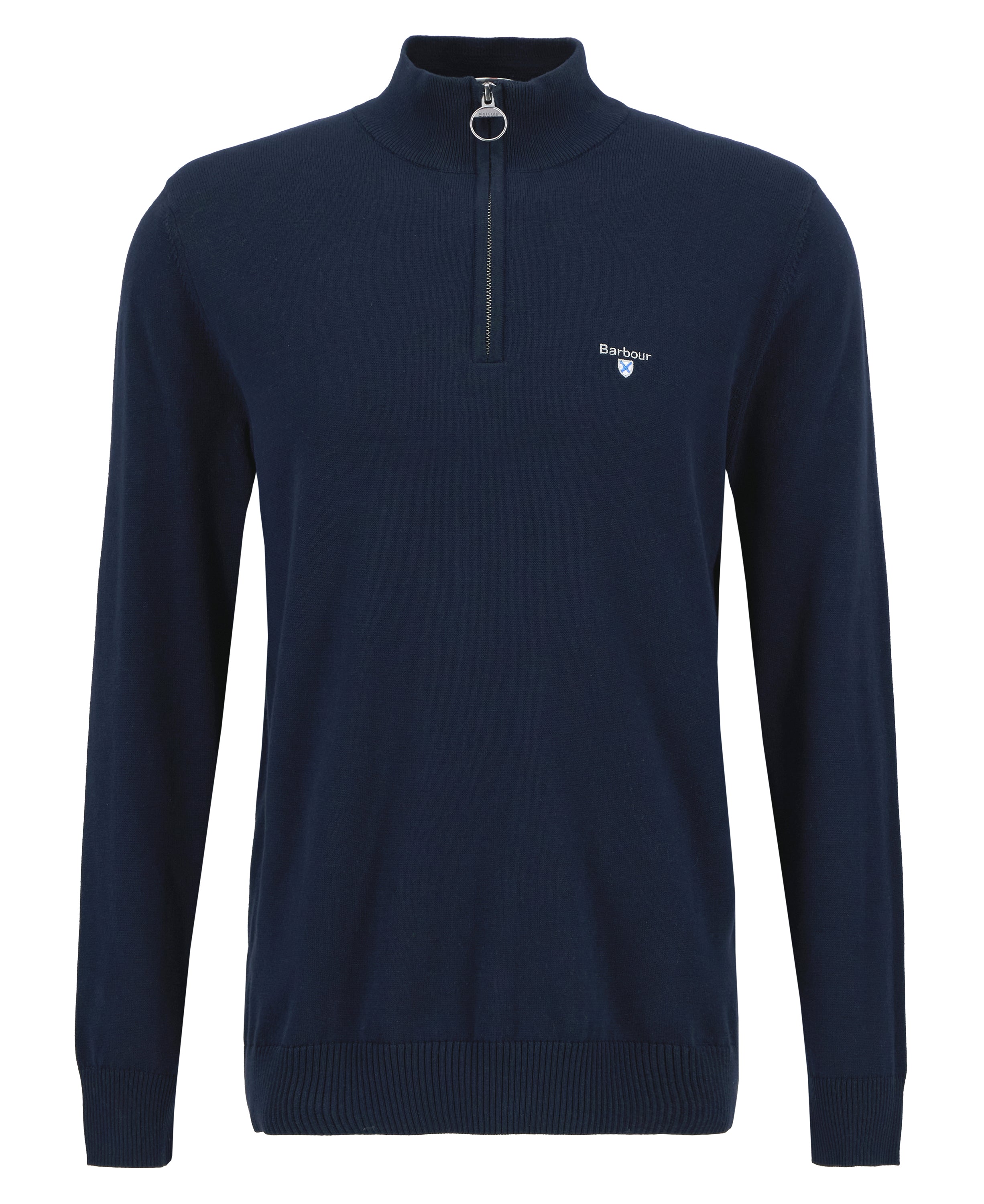 Barbour lingwood-compact-cotton-half-z-navy – Legend Story
