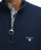 Barbour lingwood-compact-cotton-half-z-navy – Legend Story