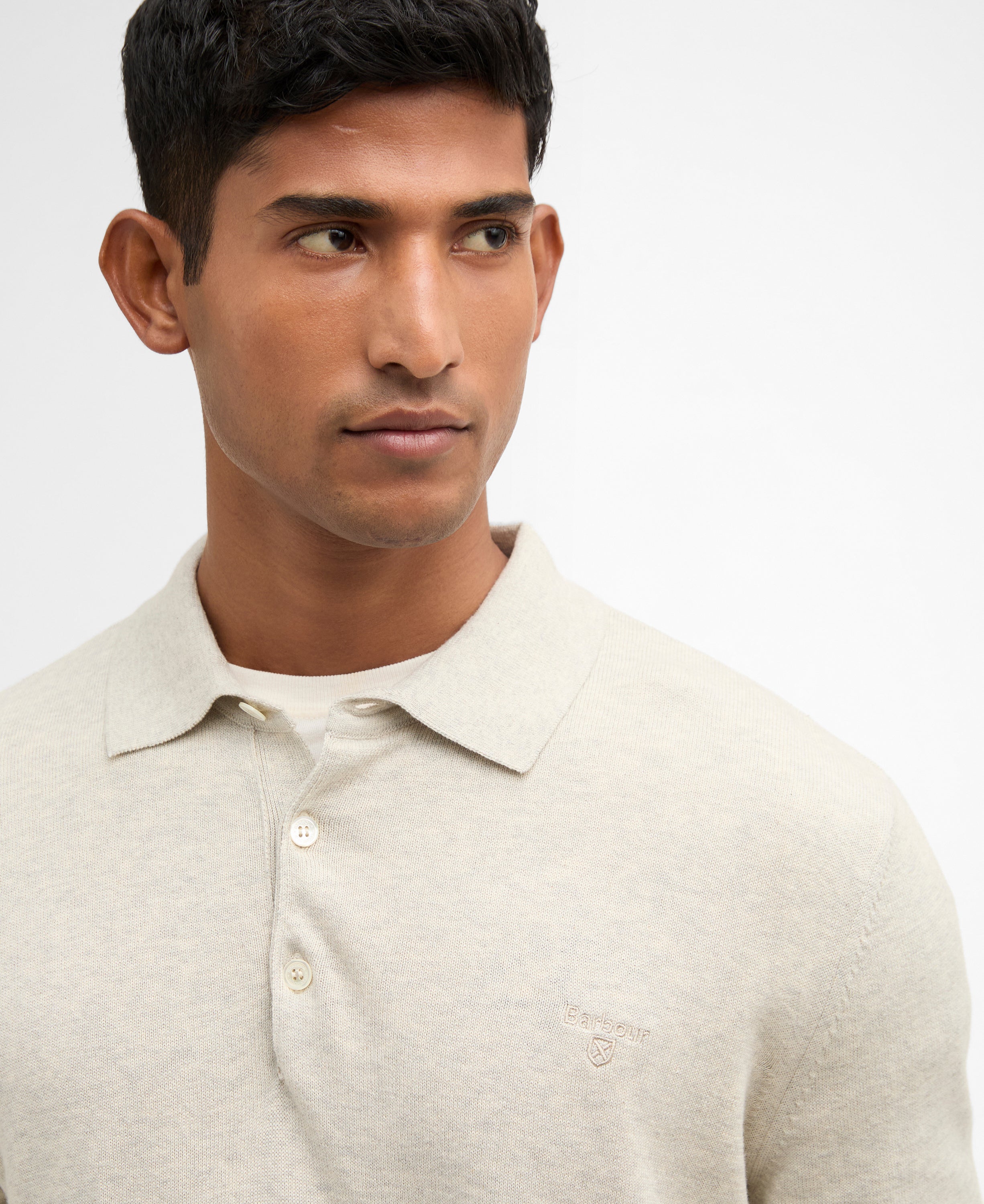 Barbour pima-cotton-knitted-polo-shirt-neutral – Legend Story