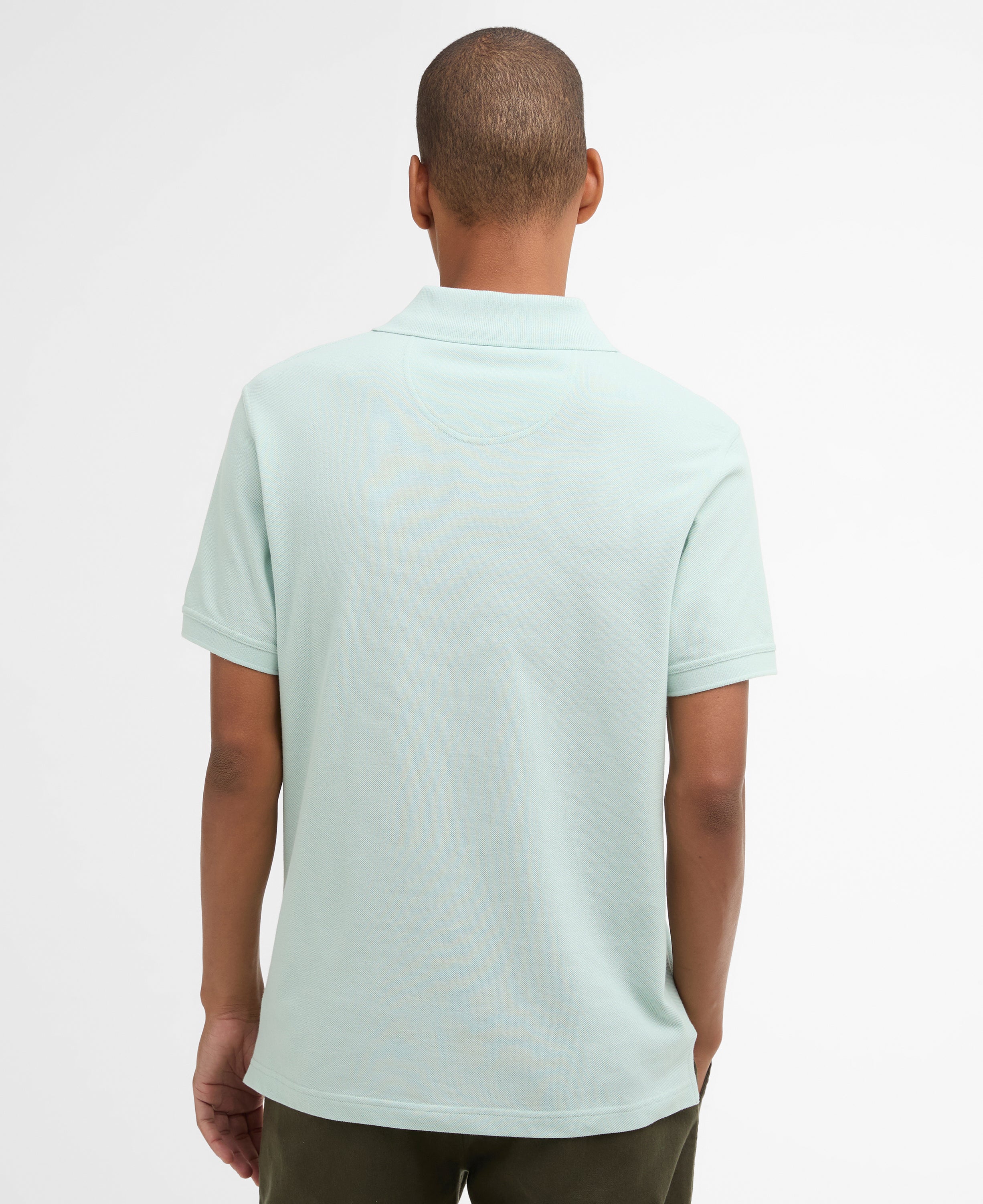 Barbour tartan-pique-polo-shirt-mint-blue – Legend Story