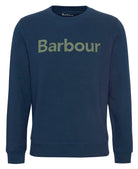 Barbour pique-applique-crew-sweatshirt-navy – Legend Story