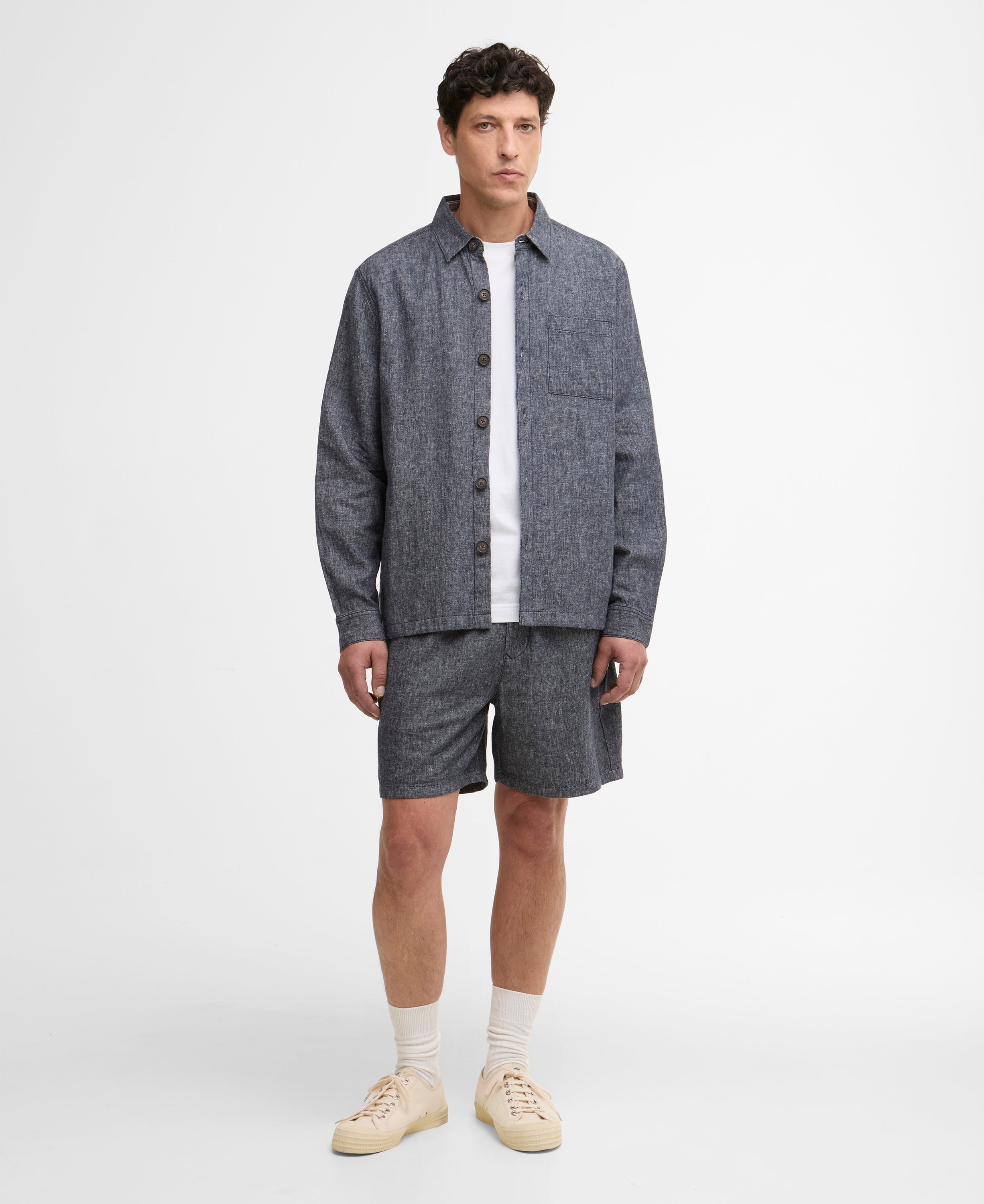 Barbour stillwater-linen-blend-overshi-navy – Legend Story