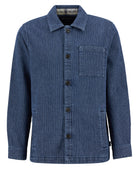 Barbour aickmen-textured-denim-overshi-indigo – Legend Story