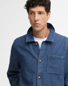 Barbour aickmen-textured-denim-overshi-indigo – Legend Story