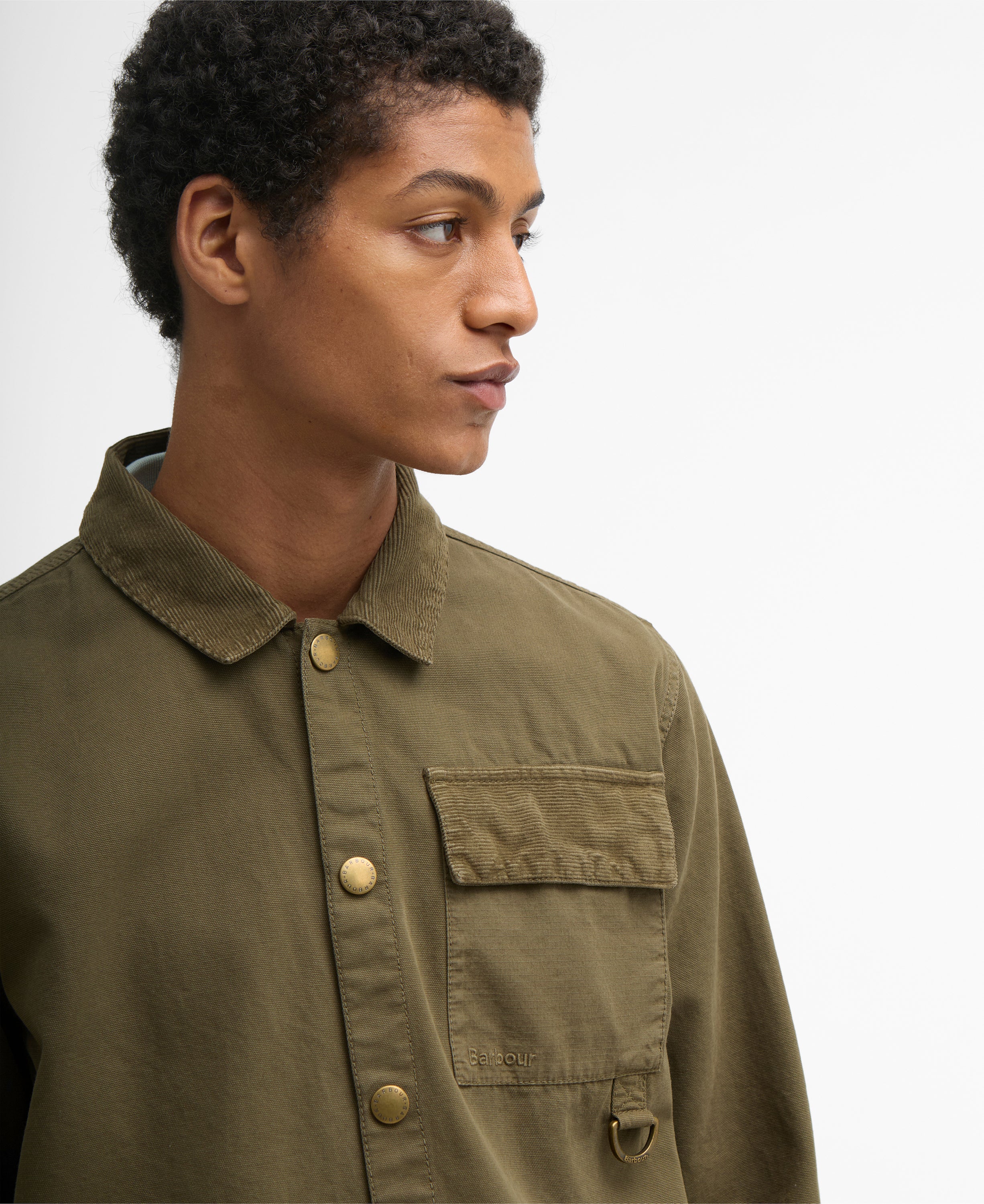 Barbour declan-patch-overshirt-ivy-green – Legend Story