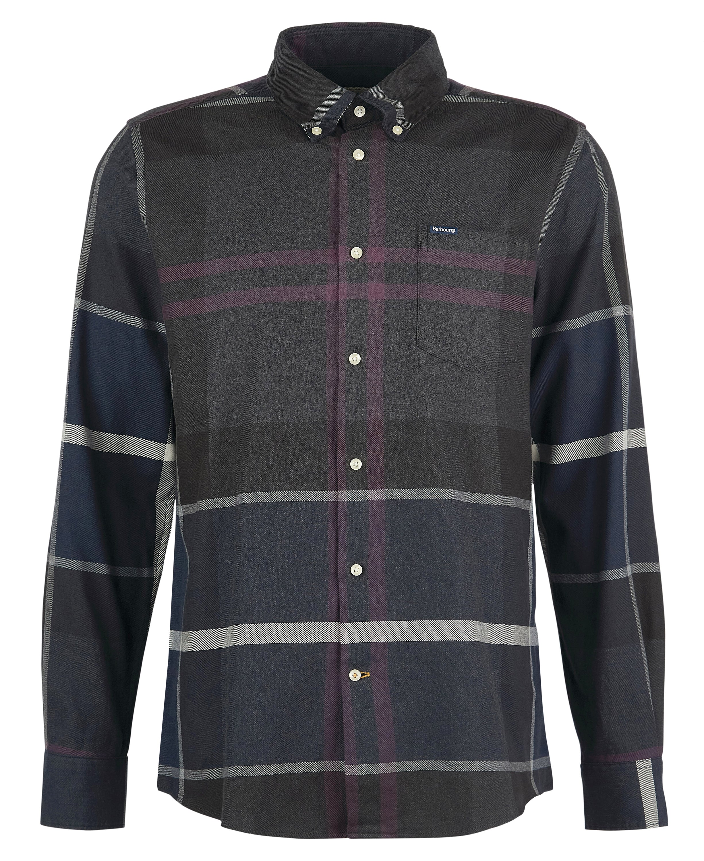 Barbour dunoon-tailored-tartan-shirt-black-slate – Legend Story