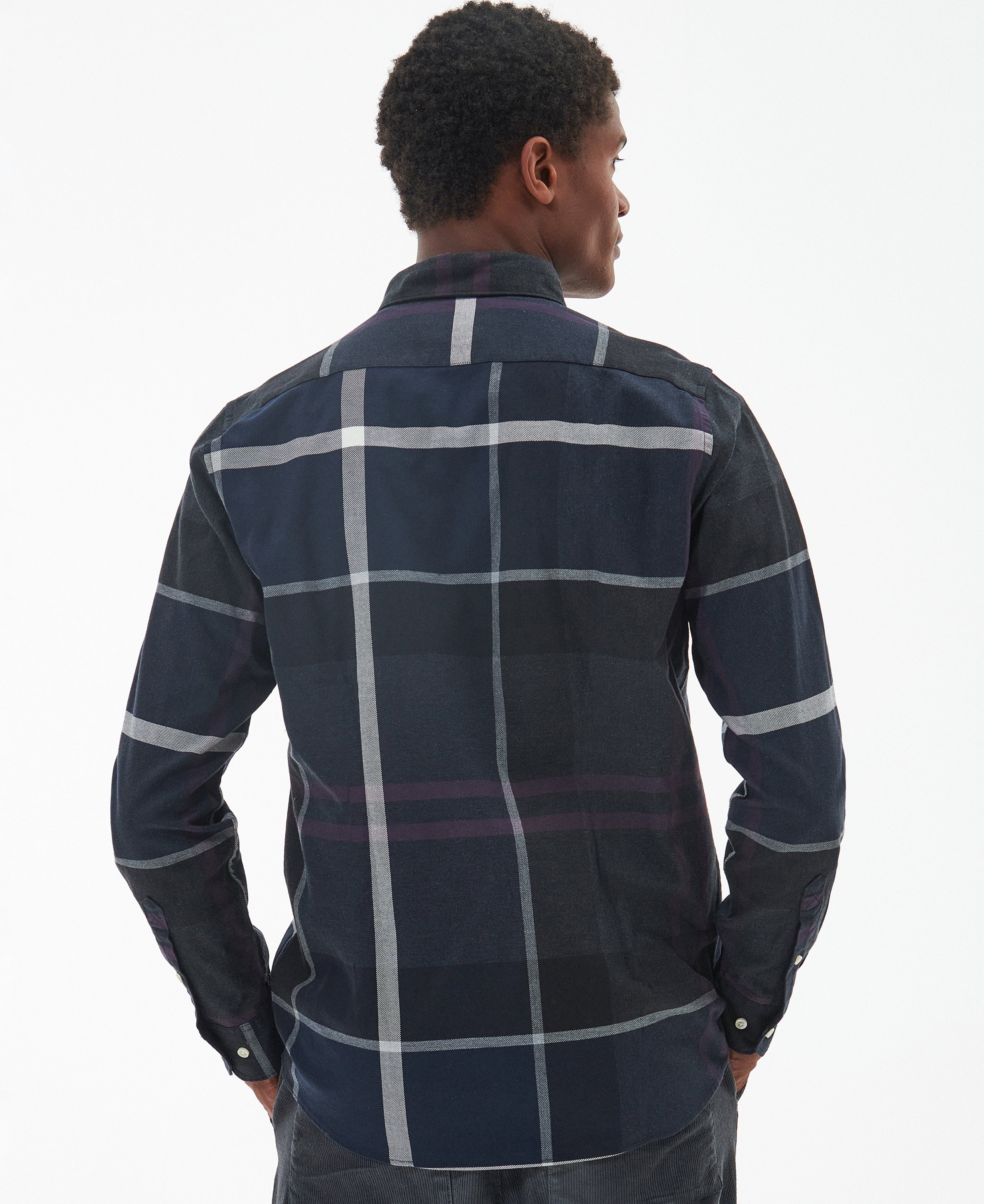 Barbour dunoon-tailored-tartan-shirt-black-slate – Legend Story