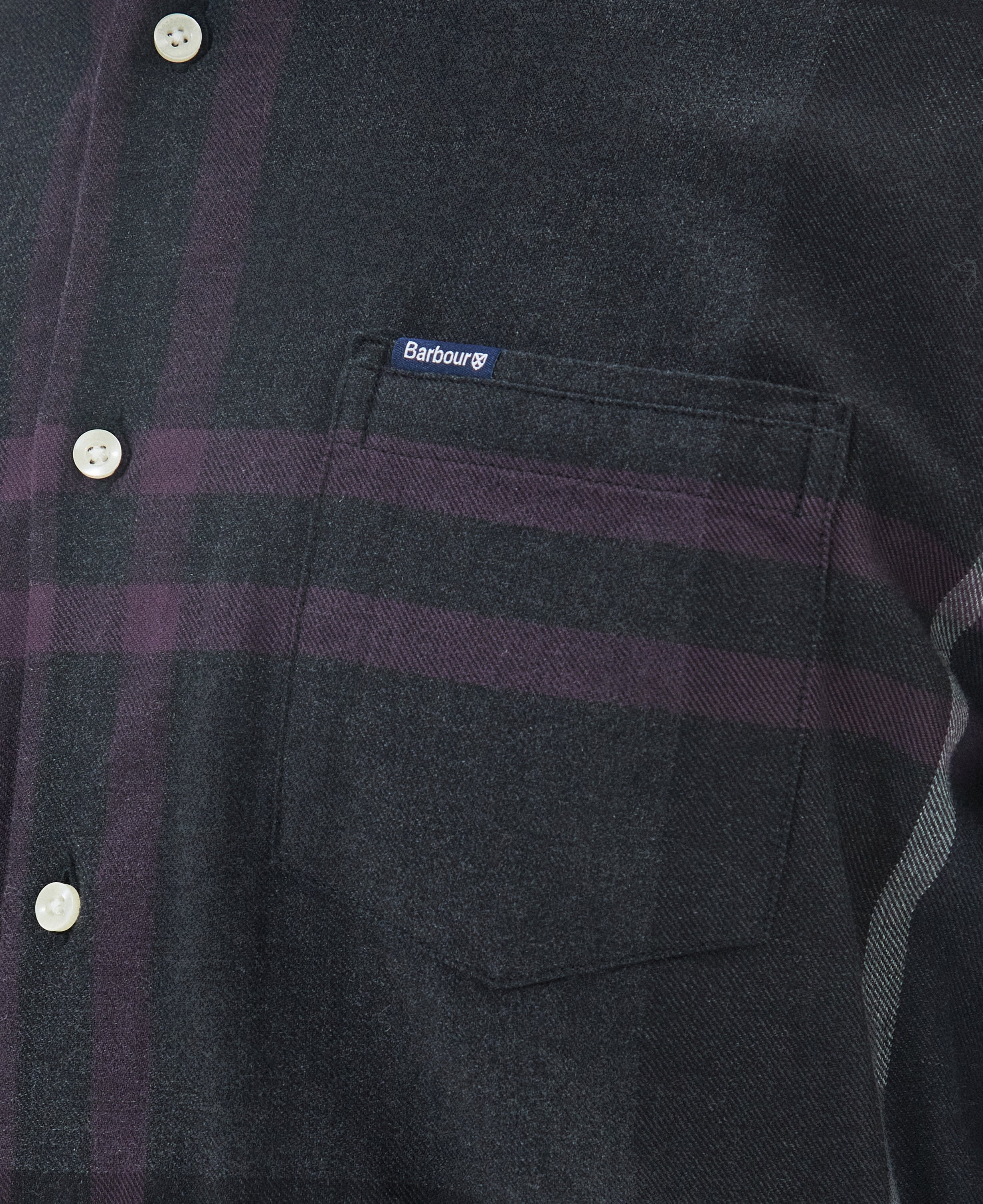 Barbour dunoon-tailored-tartan-shirt-black-slate – Legend Story