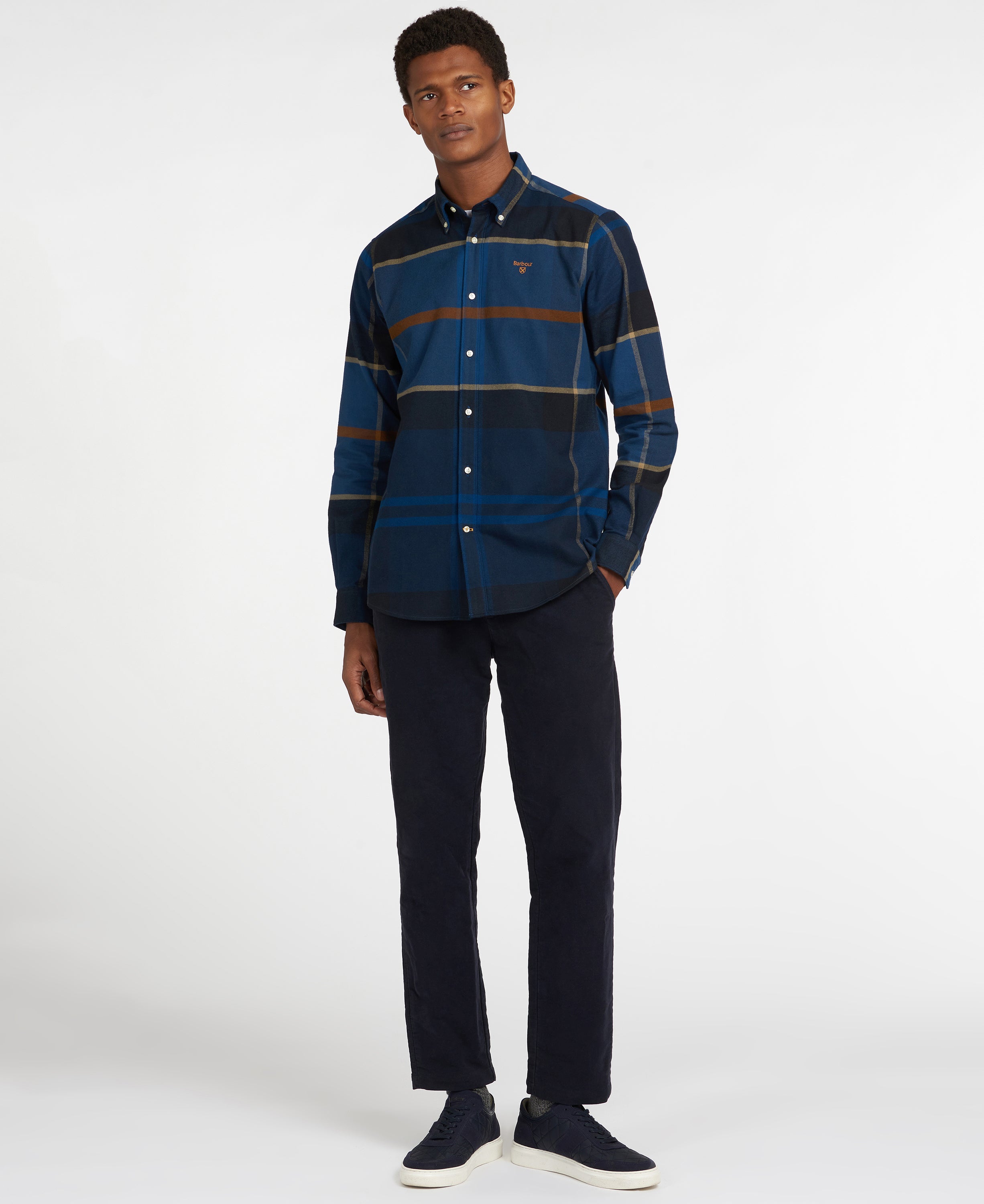 Barbour iceloch-tailored-tartan-shirt-midnight-tartan – Legend Story