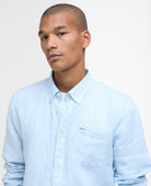 Barbour linton-tailored-shirt-ocean-sky – Legend Story
