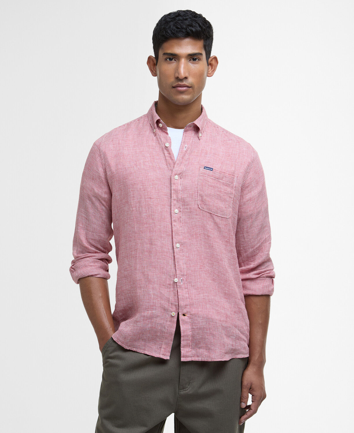 Barbour linton-tailored-shirt-red-spice – Legend Story