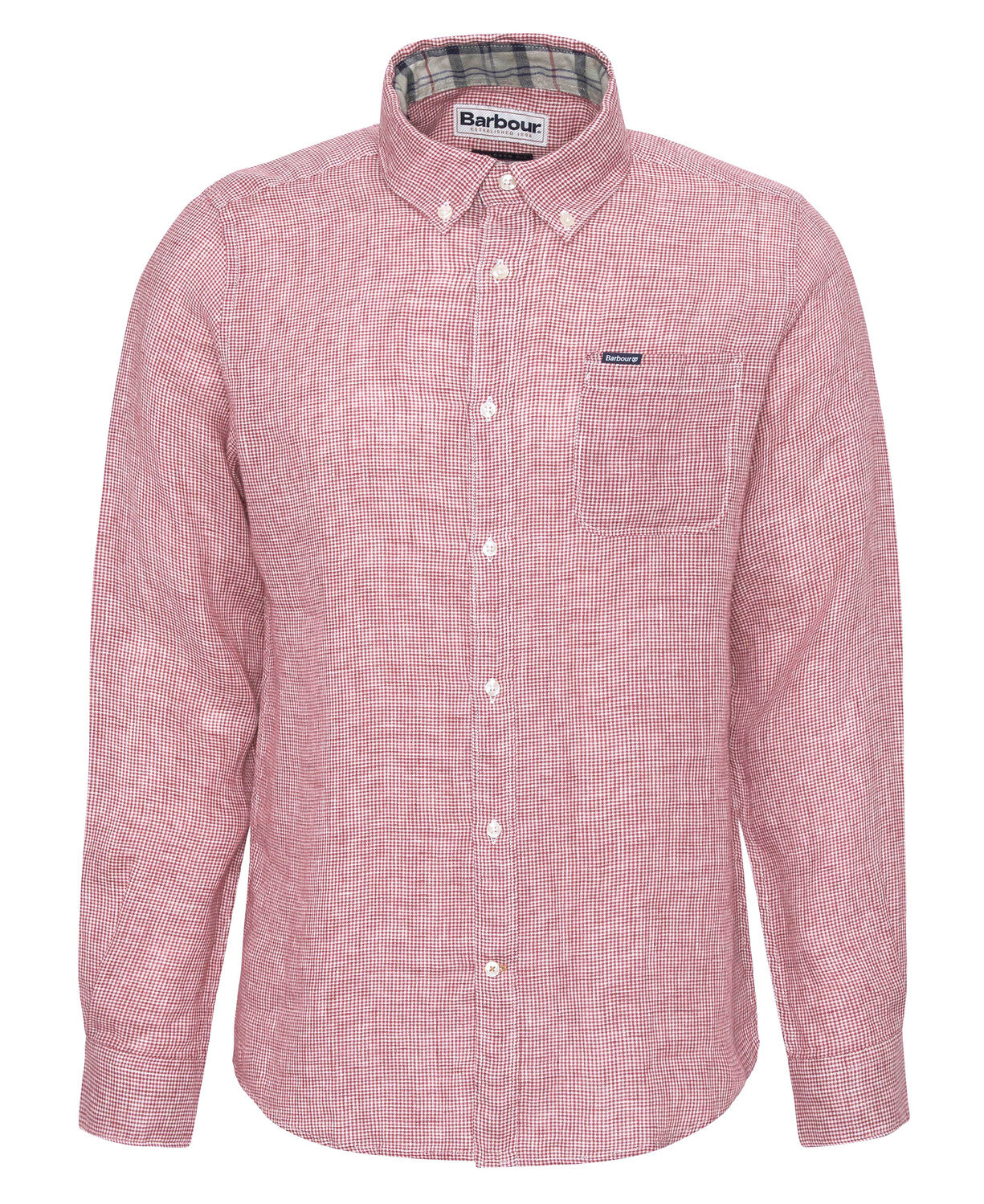 Barbour linton-tailored-shirt-red-spice – Legend Story