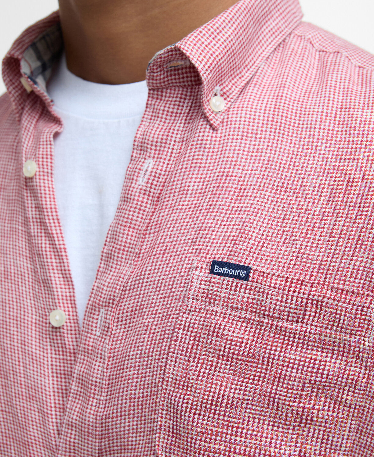 Barbour linton-tailored-shirt-red-spice – Legend Story