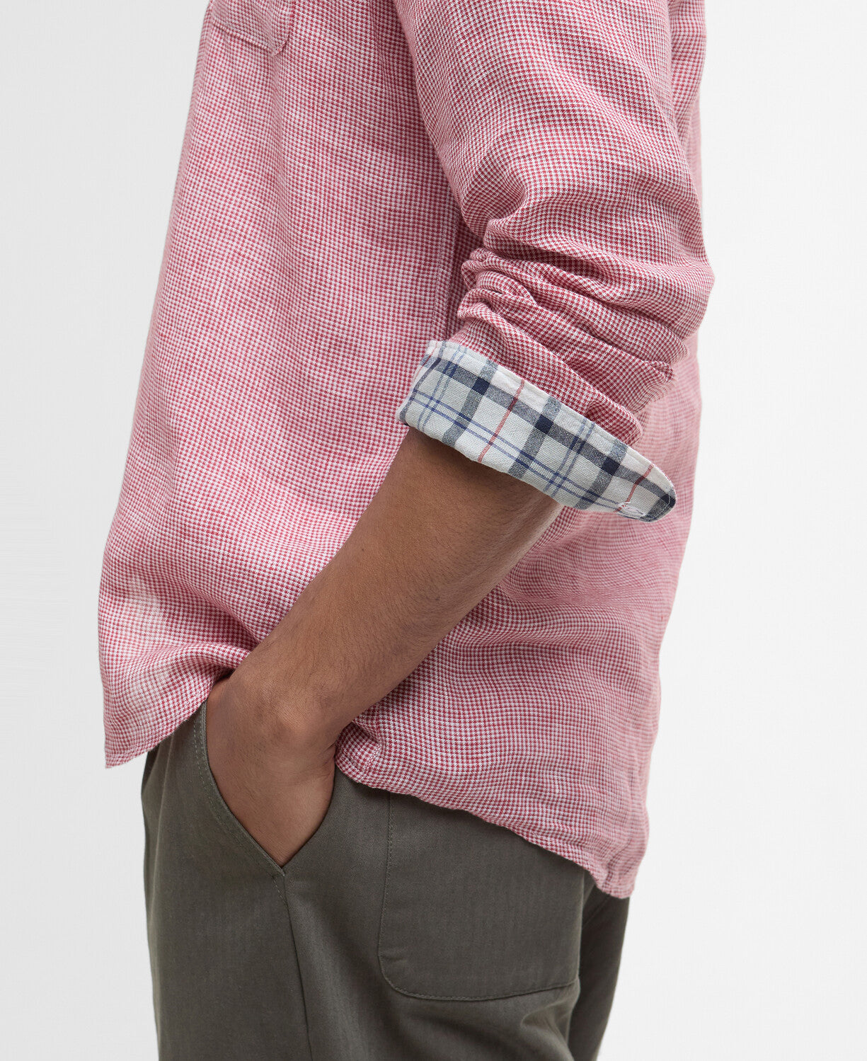 Barbour linton-tailored-shirt-red-spice – Legend Story