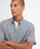 Barbour linton-linen-s-s-tailored-shir-dark-navy – Legend Story