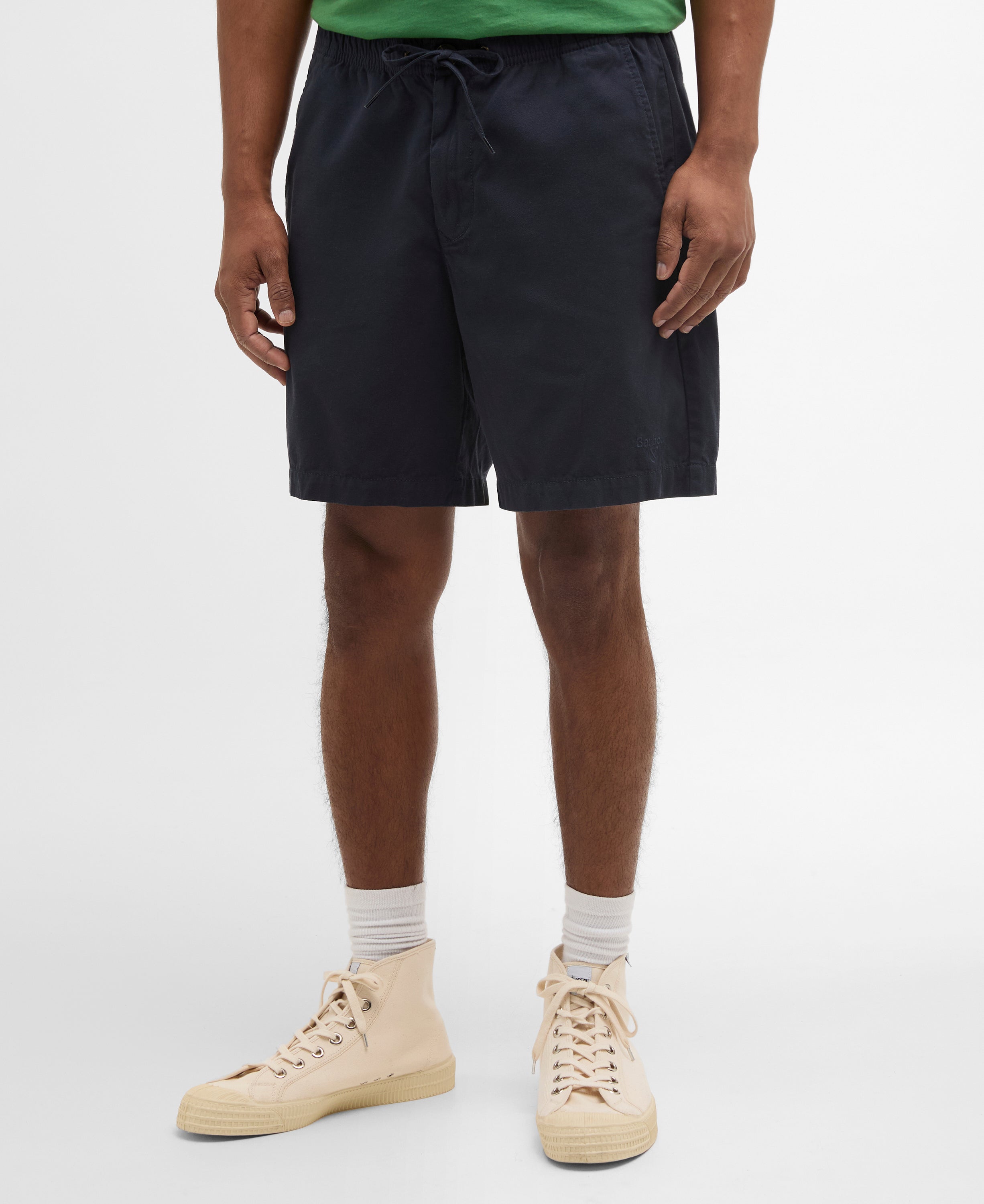 Barbour washed-oxford-relaxed-short-navy – Legend Story