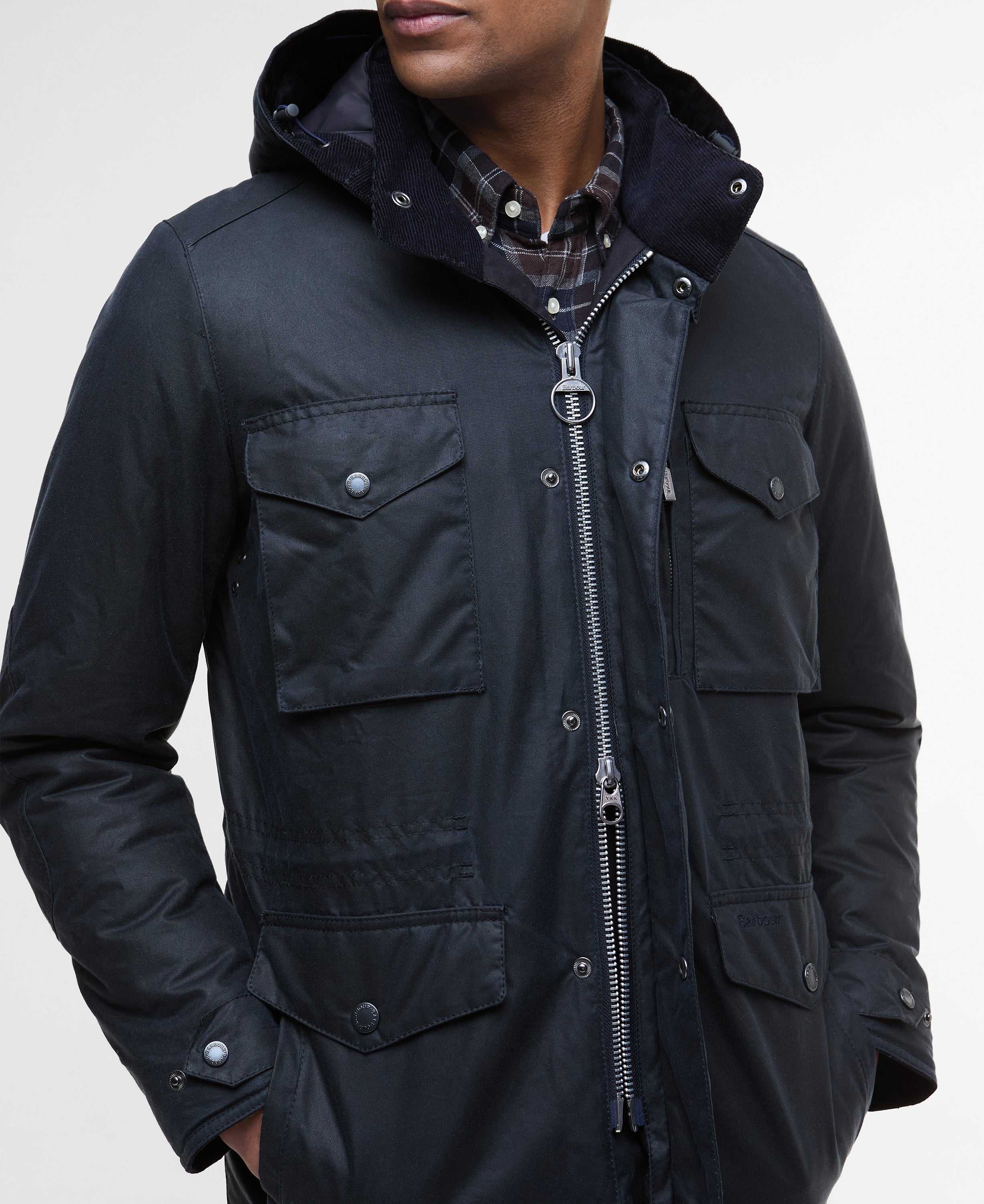 Barbour winter-sapper-wax-jacket-navy-midnight-oak – Legend Story