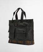 Barbour field-wax-tote-bag-sage-classic – Legend Story